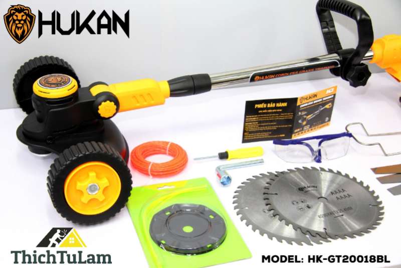 Đánh giá chi tiết Máy cắt cỏ pin Hukan HK-GT20018BL