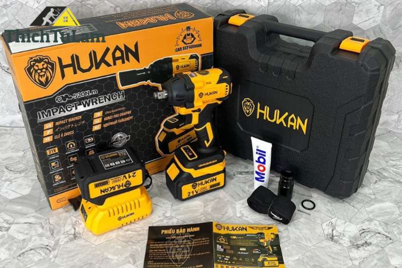 Đánh Giá Máy bắn Bulông Pin Hukan IWH520G