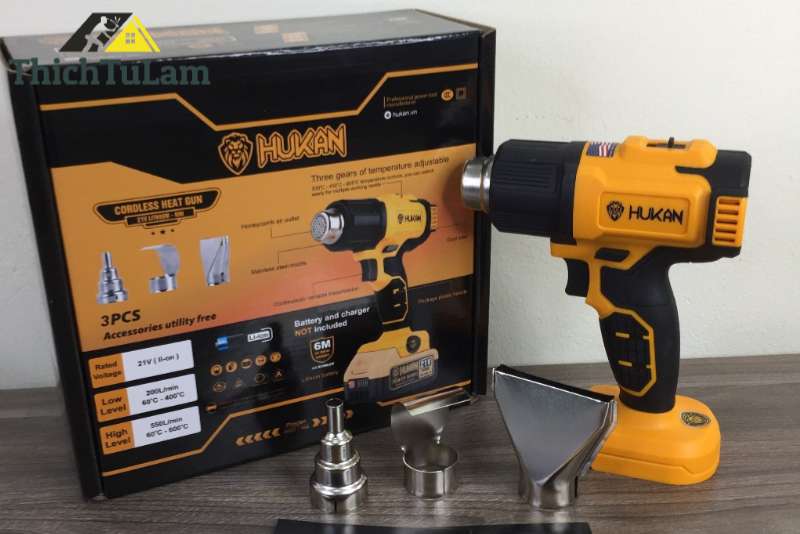 Đánh giá máy khò nhiệt pin Hukan 21V TMMT-358-T