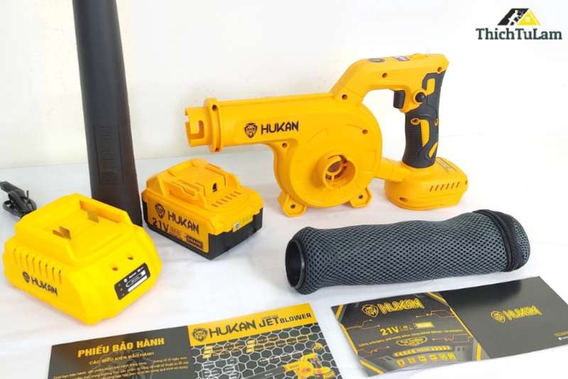 Đánh Giá Máy Thổi Bụi Pin Hukan HK-JB7061BL: Nhỏ Gọn & Tiện Lợi