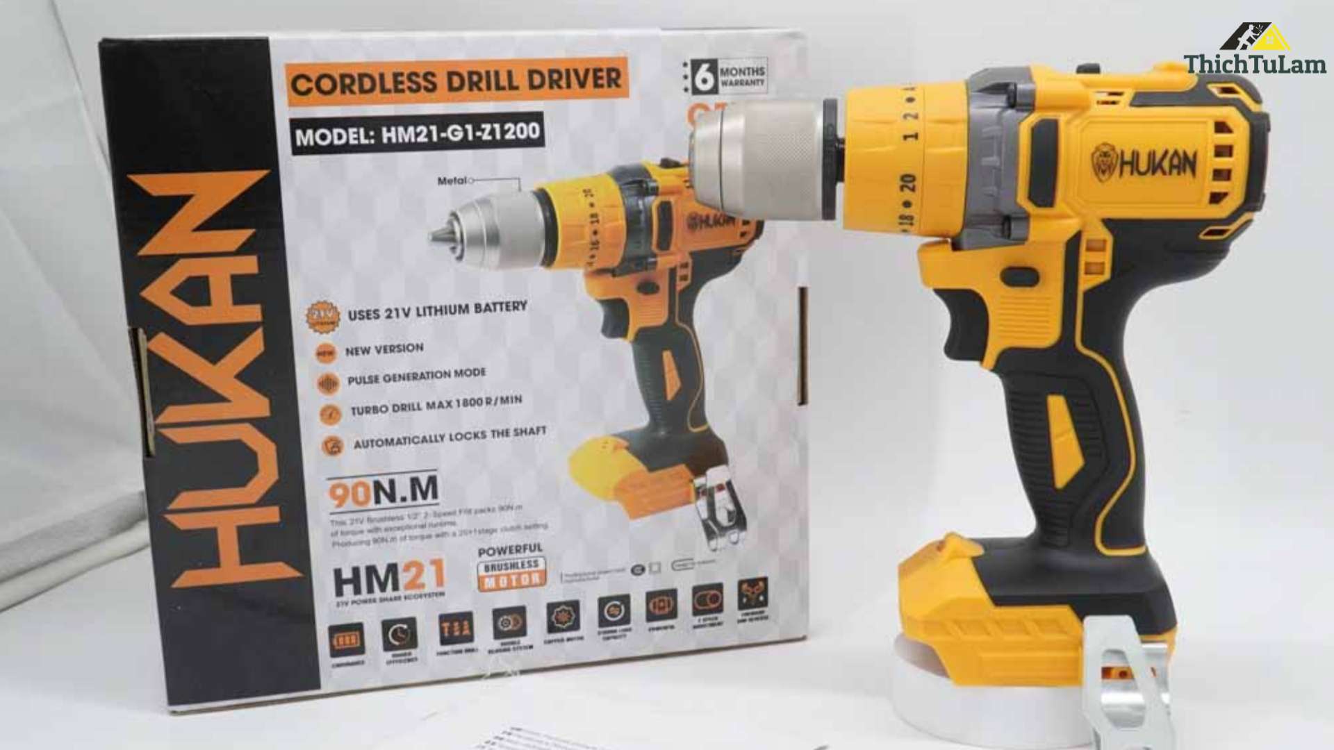 Khám Phá Máy Khoan Pin Hukan Z1200: Hiệu Suất Vượt Trội