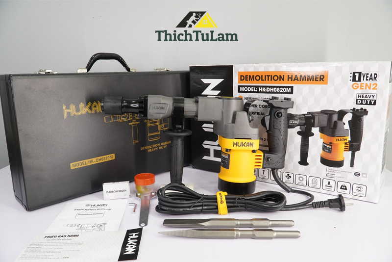 Khám Phá Máy Đục Hukan DH0820M: Sự Lựa Chọn Tuyệt Vời Cho Công Trình