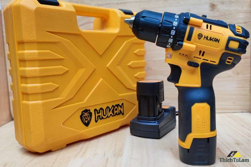 Khám Phá Sức Mạnh Của Máy Khoan Pin Hukan XC5