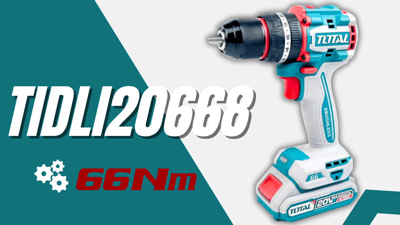 Khám Phá Máy Khoan Pin 66Nm Total TIDLI20668: Mạnh Mẽ, Nhỏ Gọn, Giá Tốt