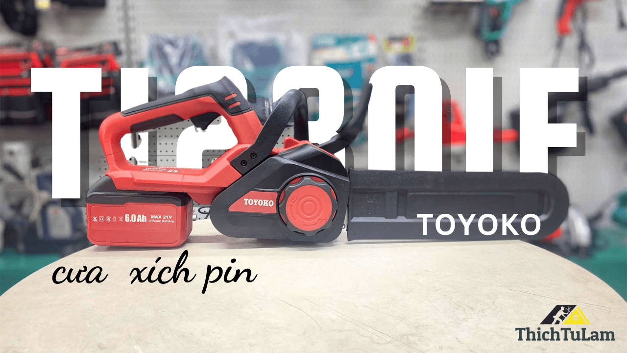 TOYOKO 12-inch — Cưa pin 21V 6Ah gọn nhẹ, hiệu quả, giá hợp lý