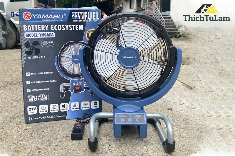 Thân Quạt Pin 21V Yamasu YMS-M33: Giải Pháp Hiện Đại Cho Mọi Gia Đình