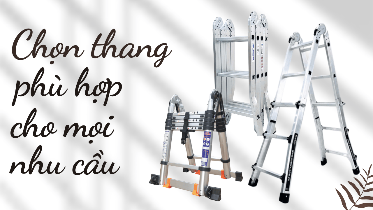 So sánh 3 mẫu thang Sumika — Chọn thang phù hợp cho mọi nhu cầu