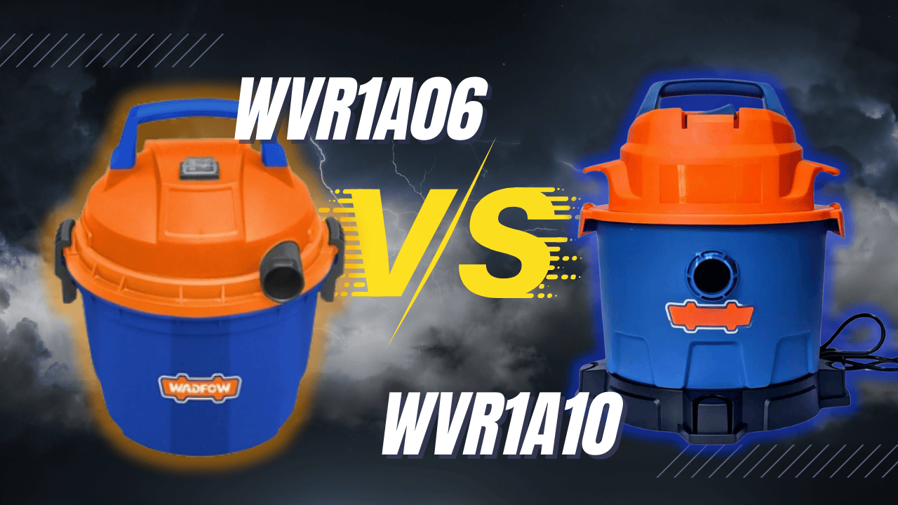 REVIEW MÁY HÚT, THỔI BỤI KHÔ & ƯỚT WADFOW 6L - 10L: So sánh 500W và 1000W