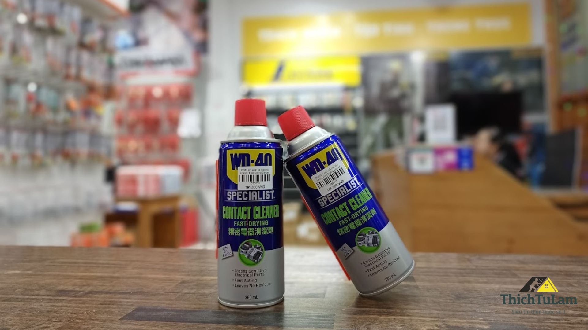 DẦU NHỜN KHÔ ( FAST DRYING CONTACT CLEANER ) WD-40 360ML 350016