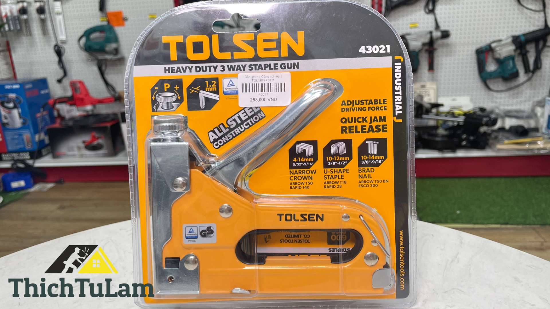 Bắn ghim ( Công nghiệp ) Tolsen 43021