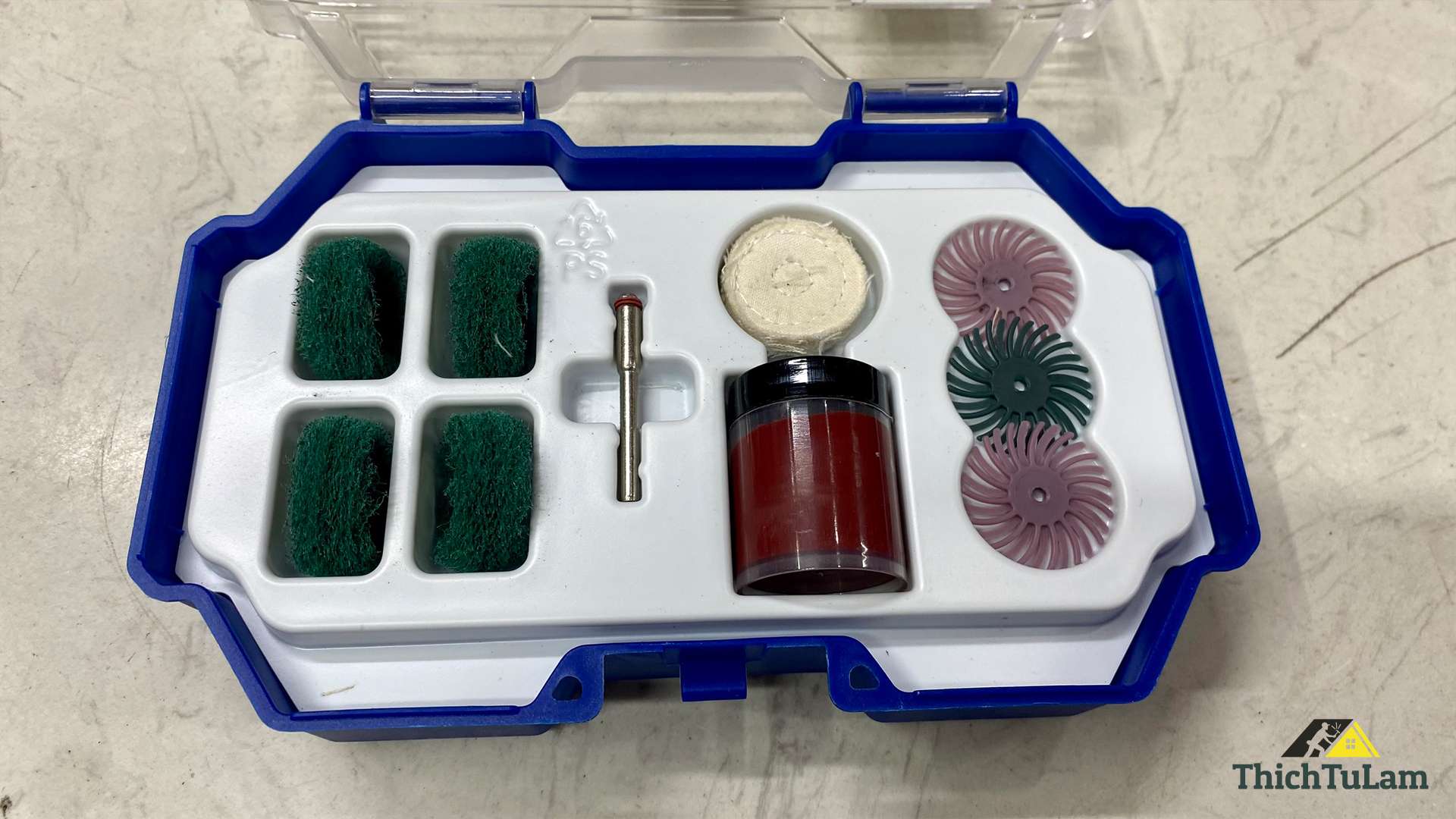 Bộ 10 món phụ kiện mài mini Wadfow WRR5010