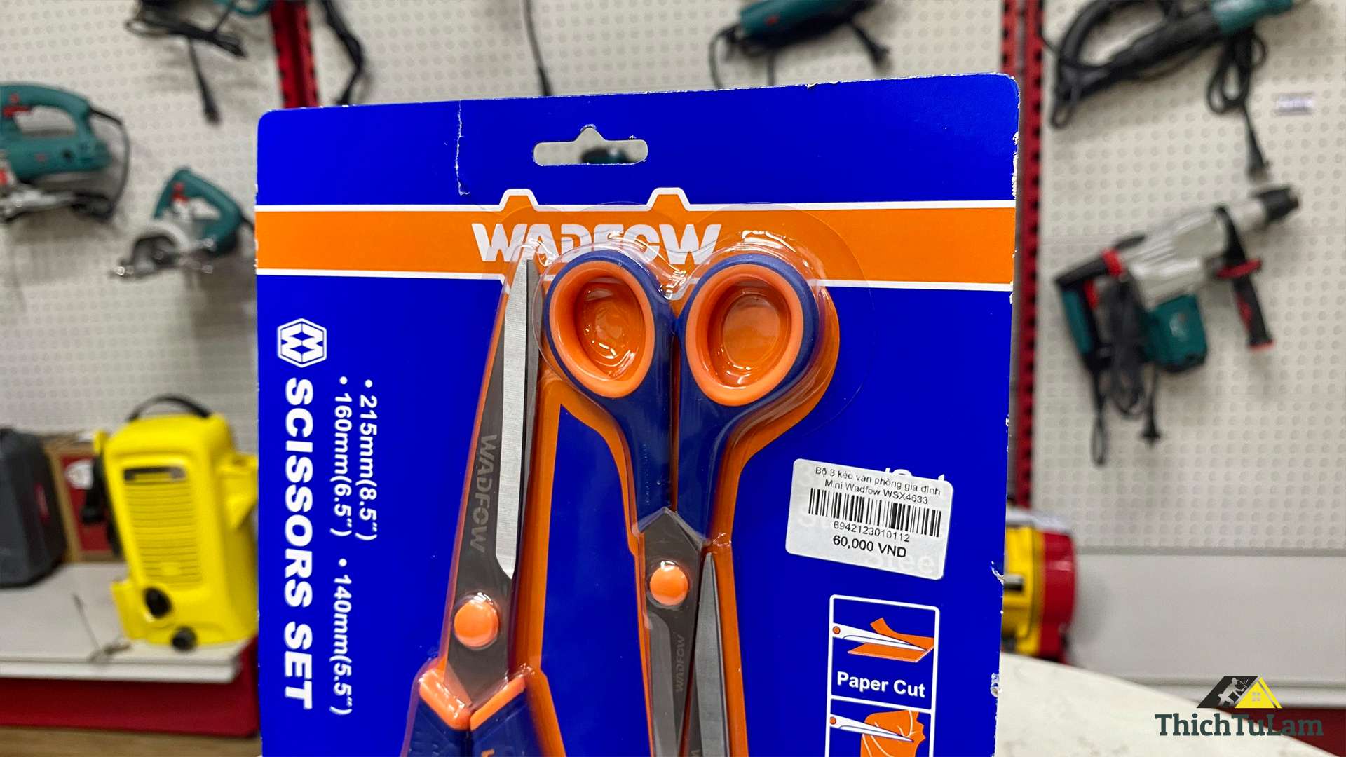 Bộ 3 kéo văn phòng gia đình Mini Wadfow WSX4633