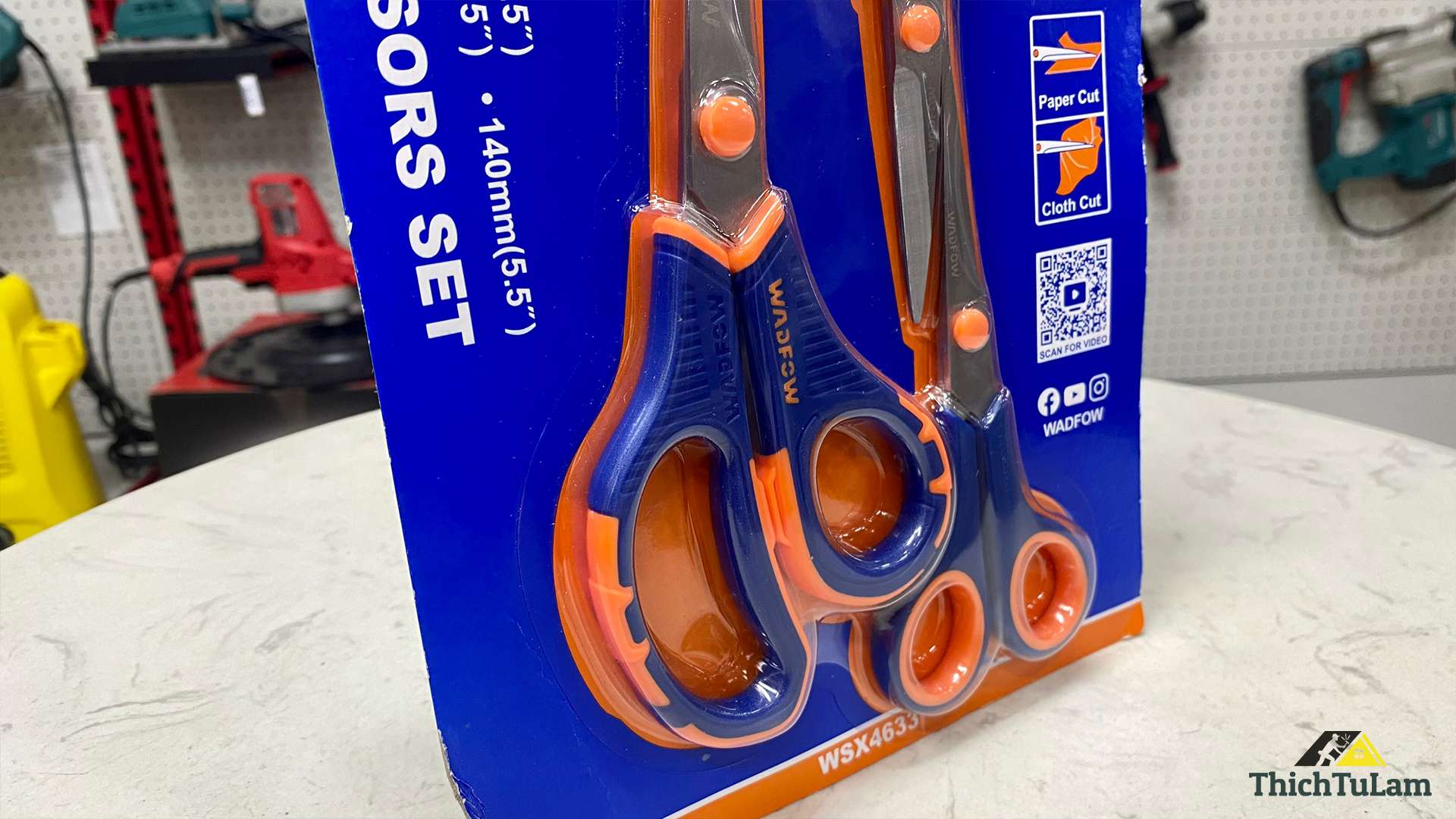 Bộ 3 kéo văn phòng gia đình Mini Wadfow WSX4633