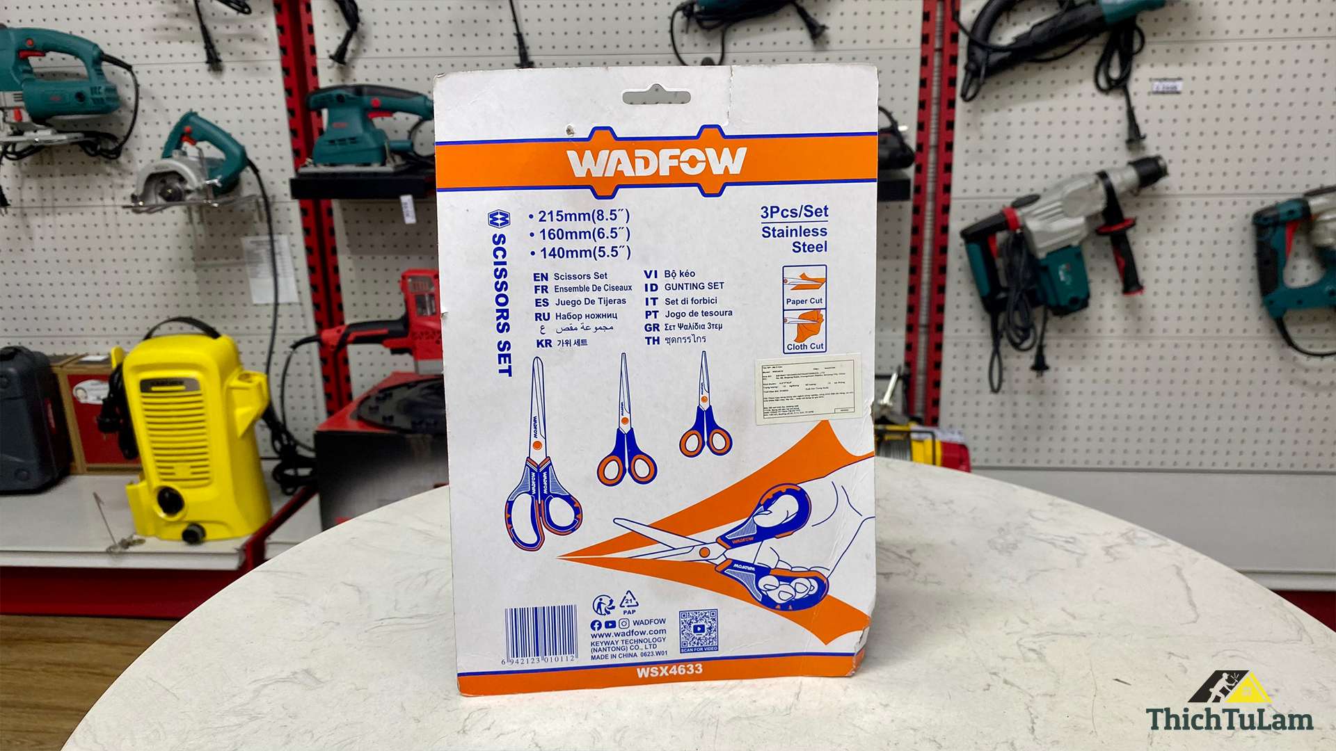 Bộ 3 kéo văn phòng gia đình Mini Wadfow WSX4633