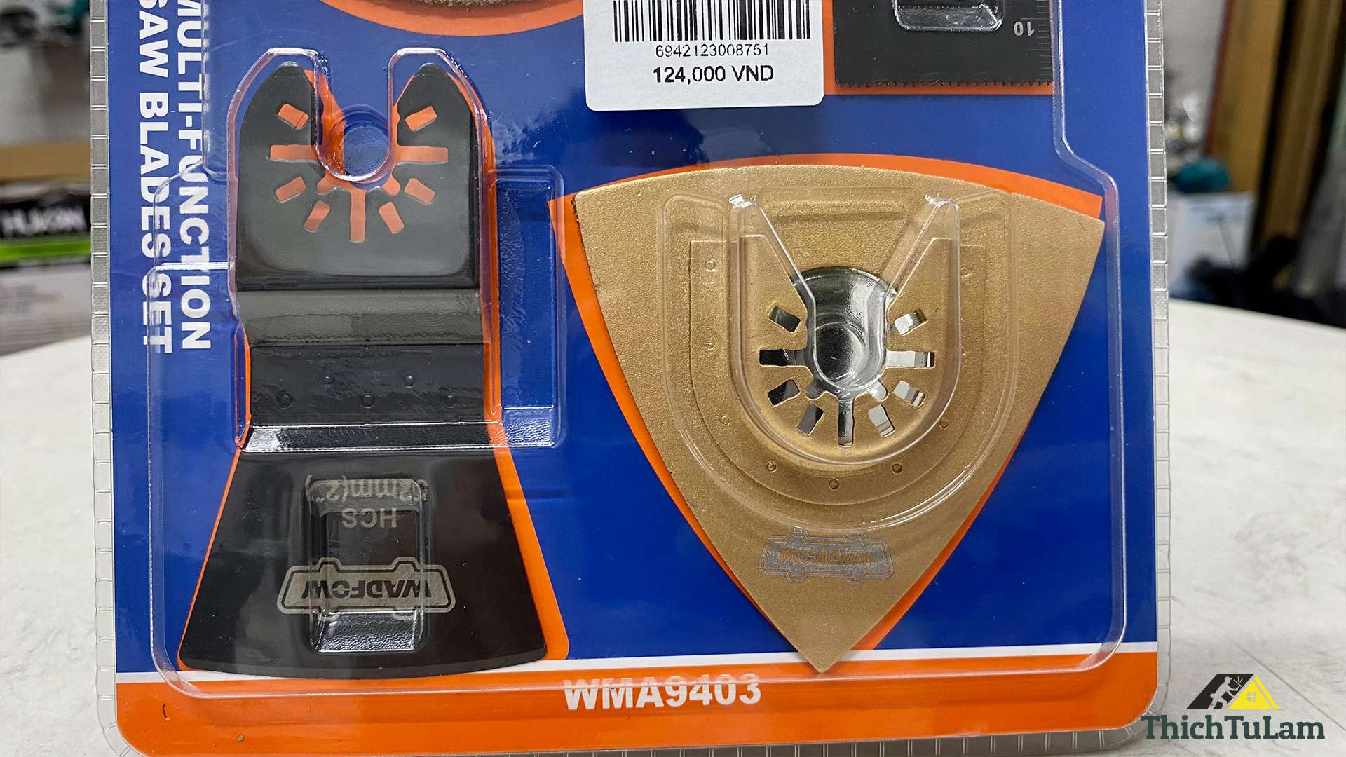 Bộ 4 lưỡi cắt rung đa năng Wadfow WMA9403