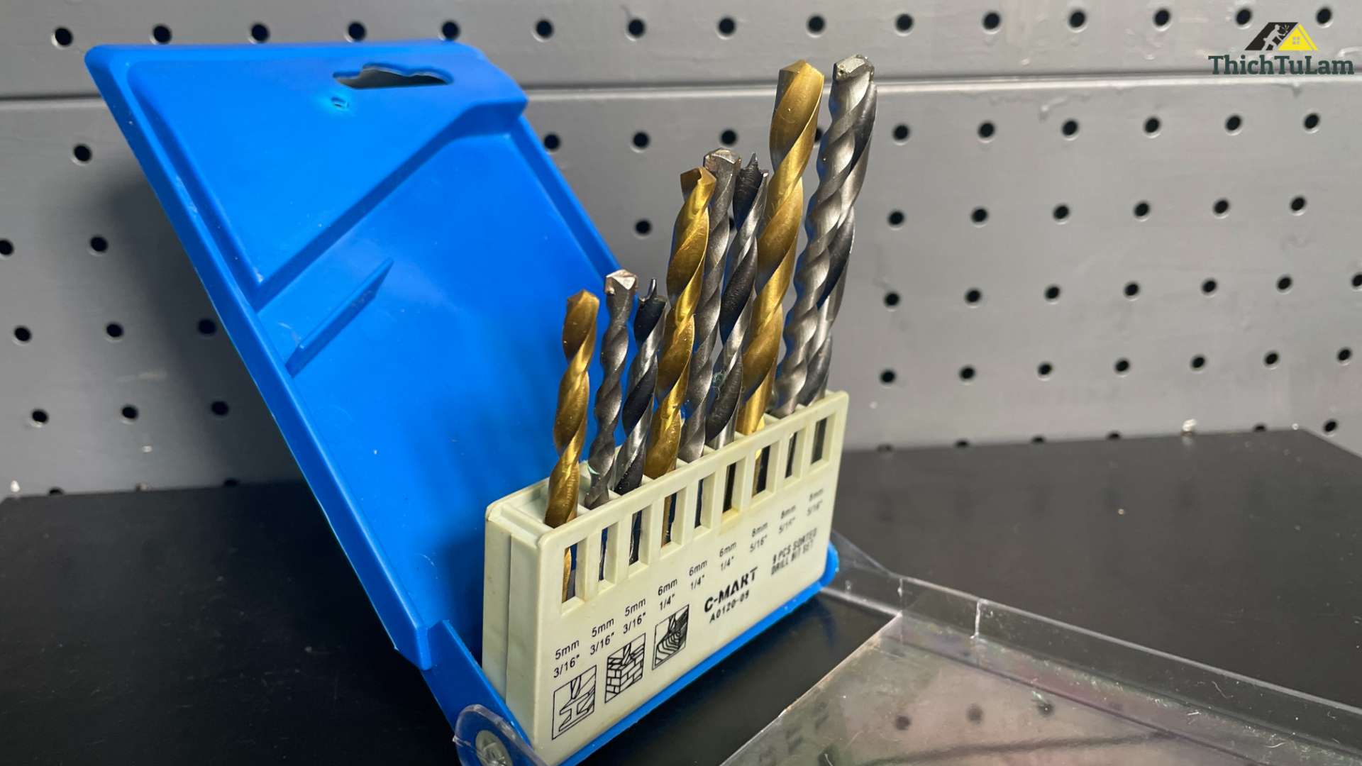 Bộ 9PCS mũi khoan đa năng Cmart  A0120-09