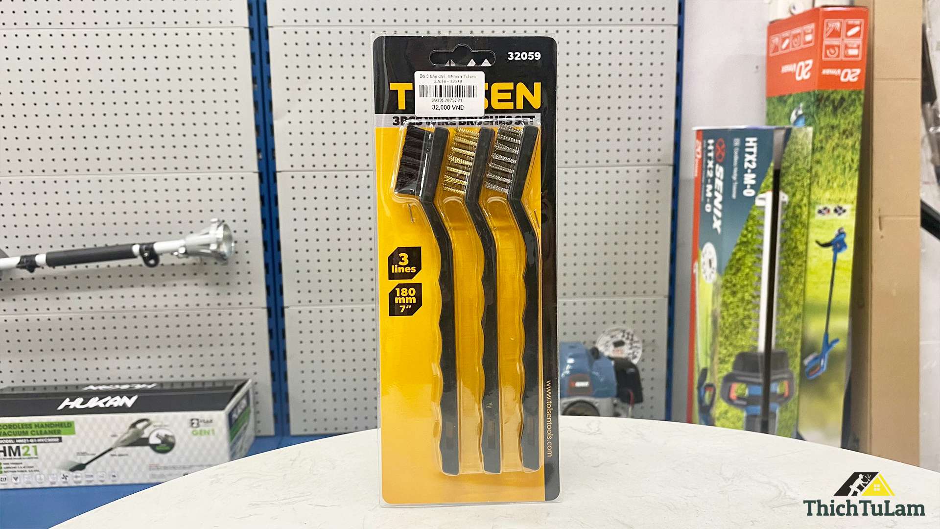Bộ bàn chải 180mm Tolsen 32059