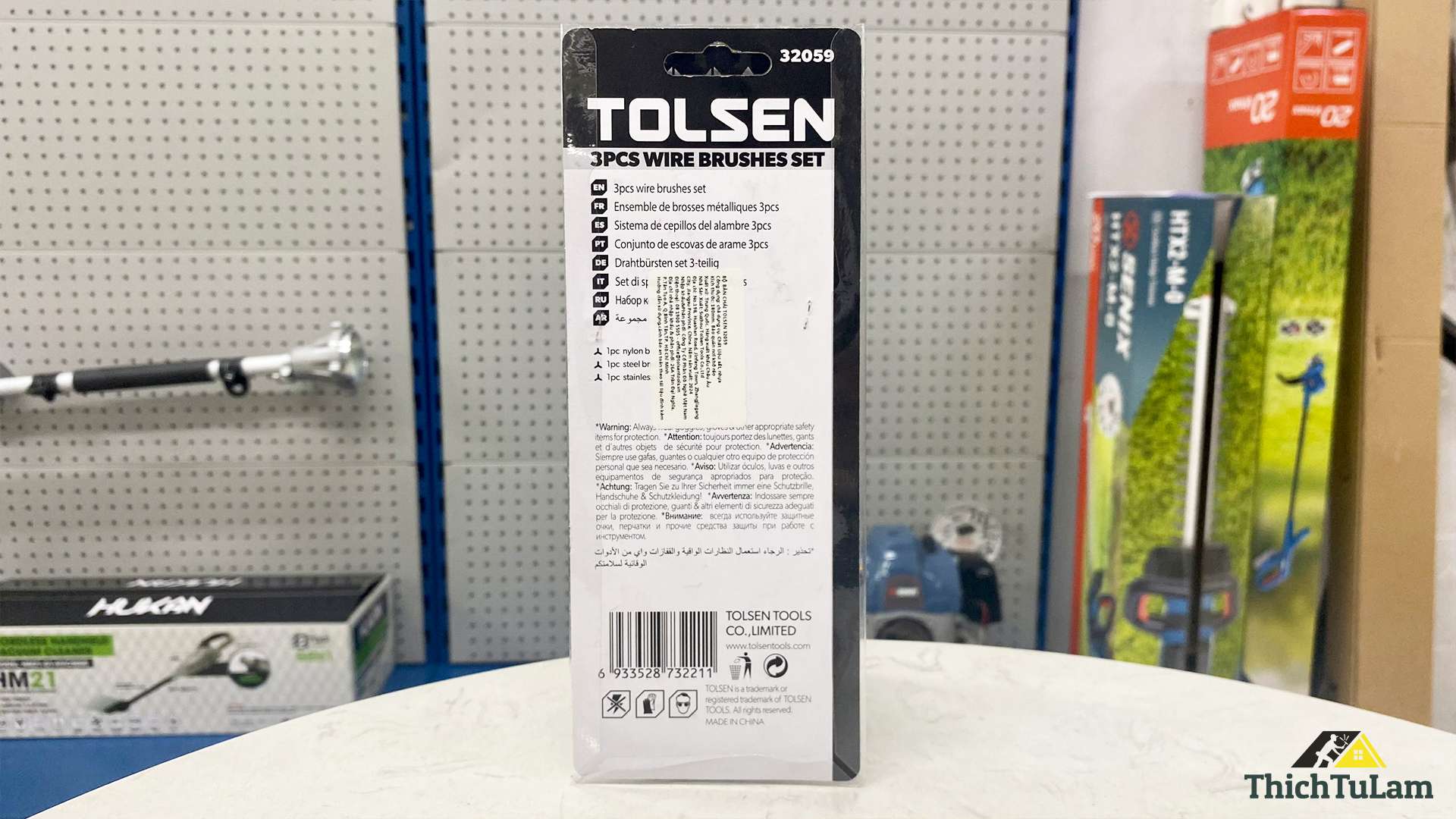 Bộ bàn chải 180mm Tolsen 32059