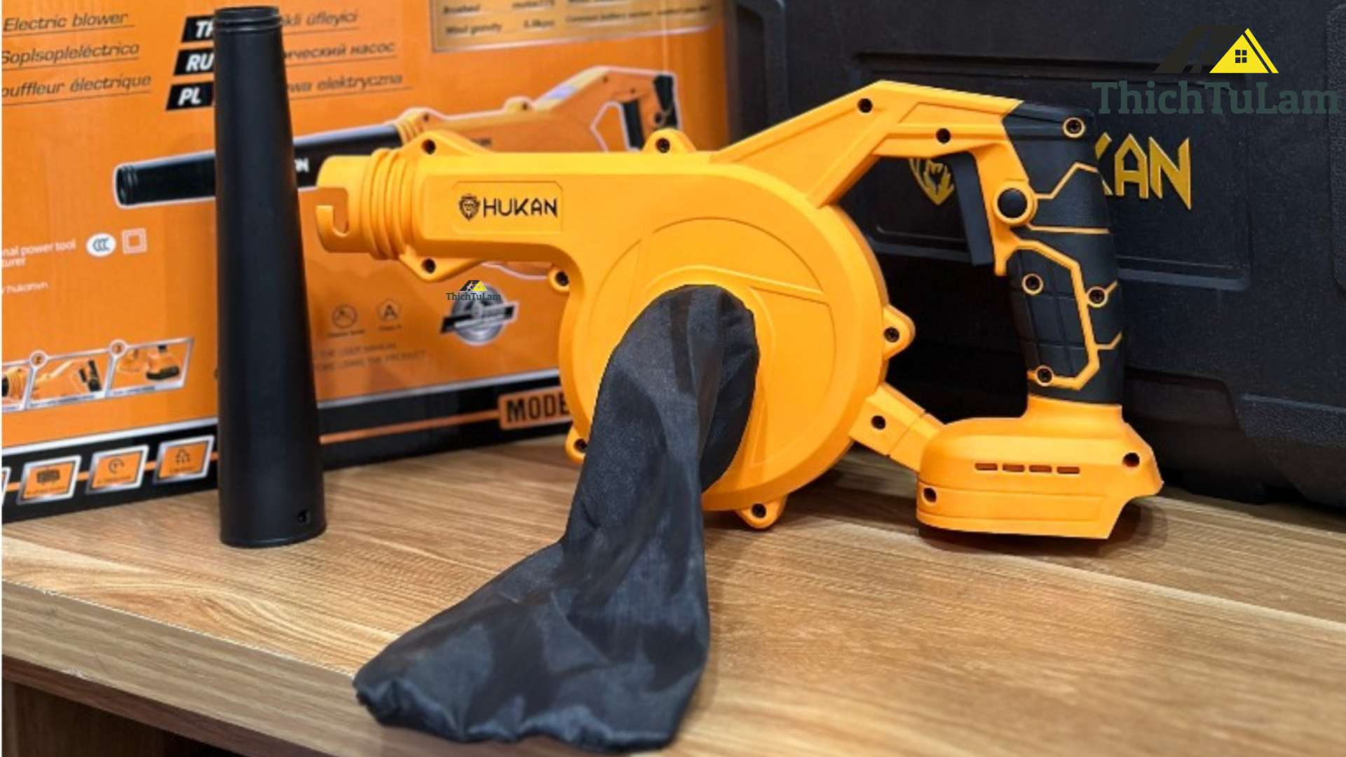Bộ máy thổi bụi pin 21V Hukan HK-755 Lion