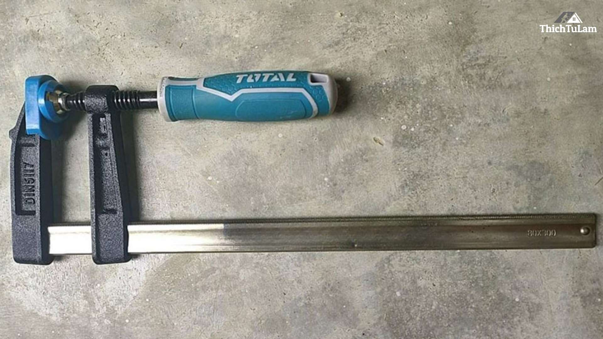 Cảo kẹp gỗ chữ F 80x300mm Total THT1320801