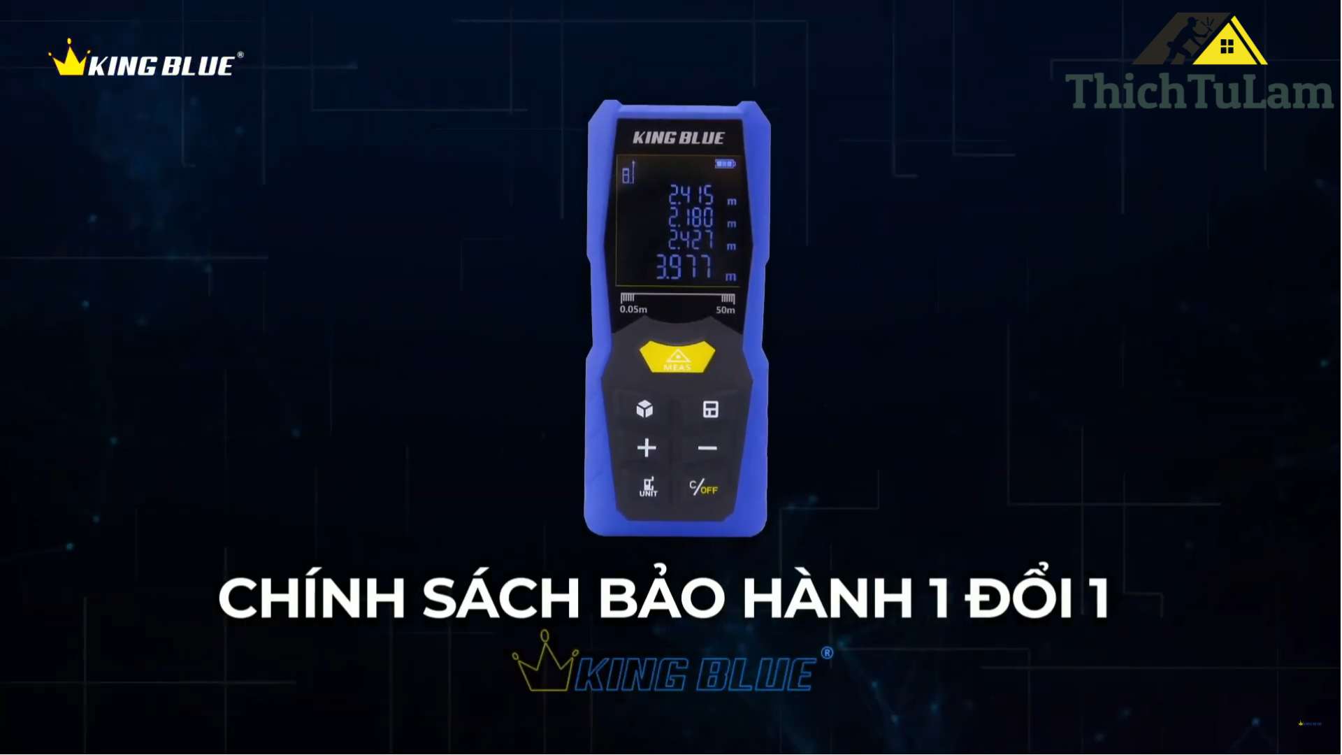 Chế độ bảo hành của Máy đo khoảng cách Kingblue KNZ-50X ( tia đỏ)