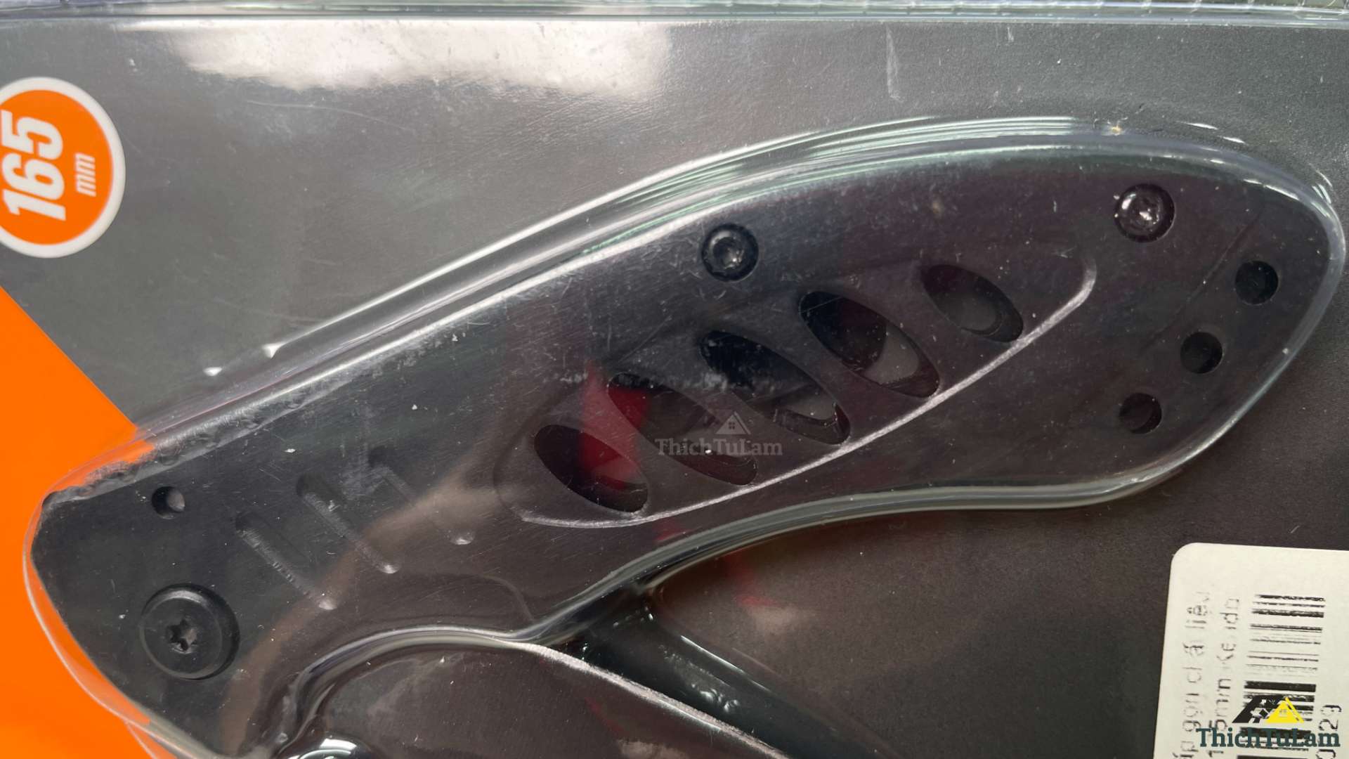 Dao tiện ích gấp gọn chất liệu thép không gỉ 165mm Kendo 30929