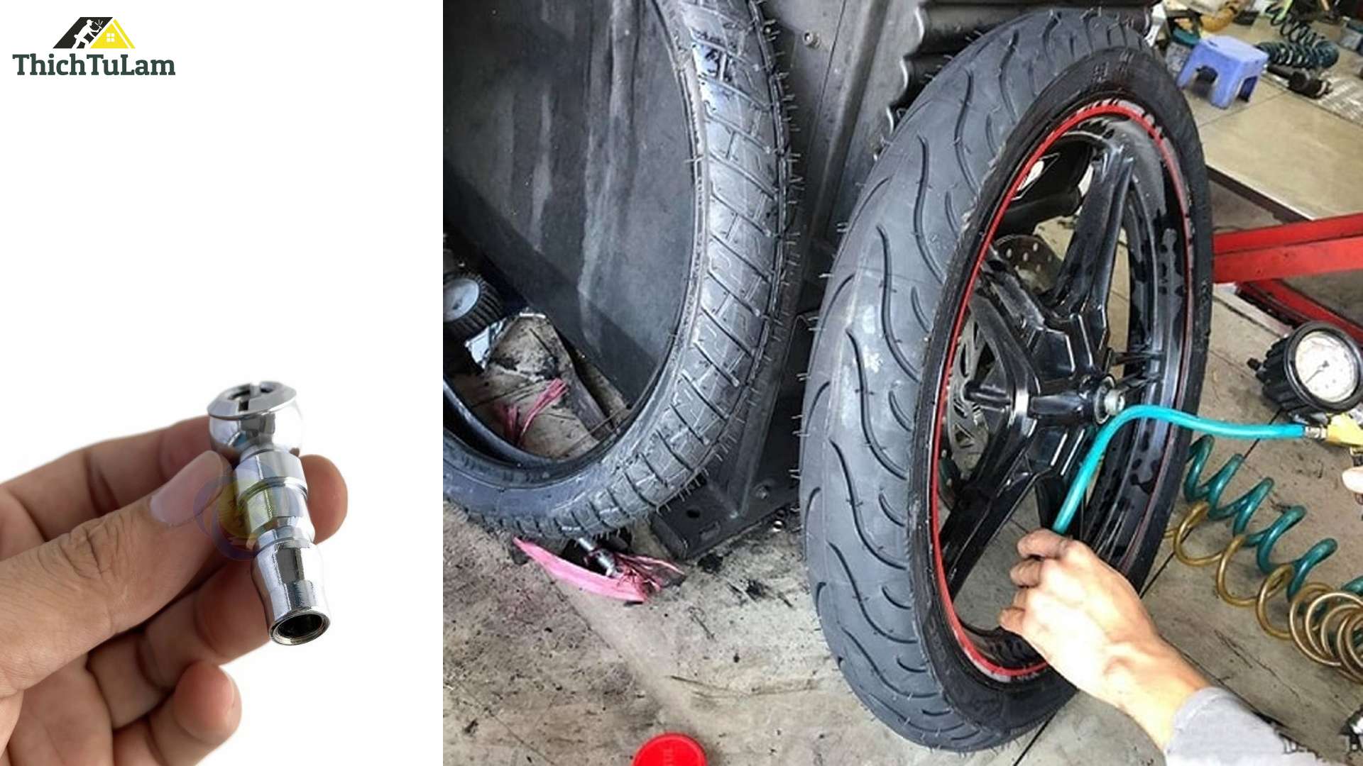 Đầu bơm xe Mito
