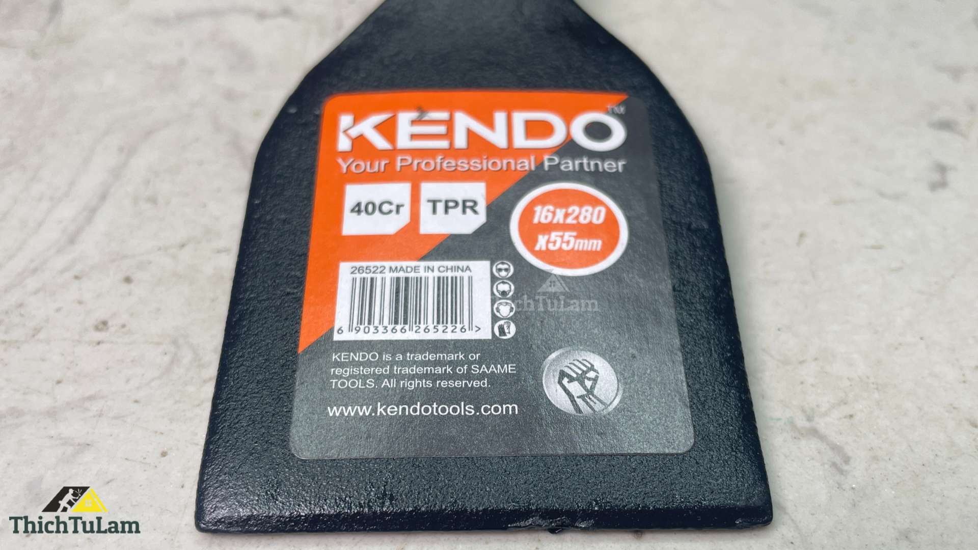 Đục nguội loại dẹp 16×280x55mm Kendo 26522