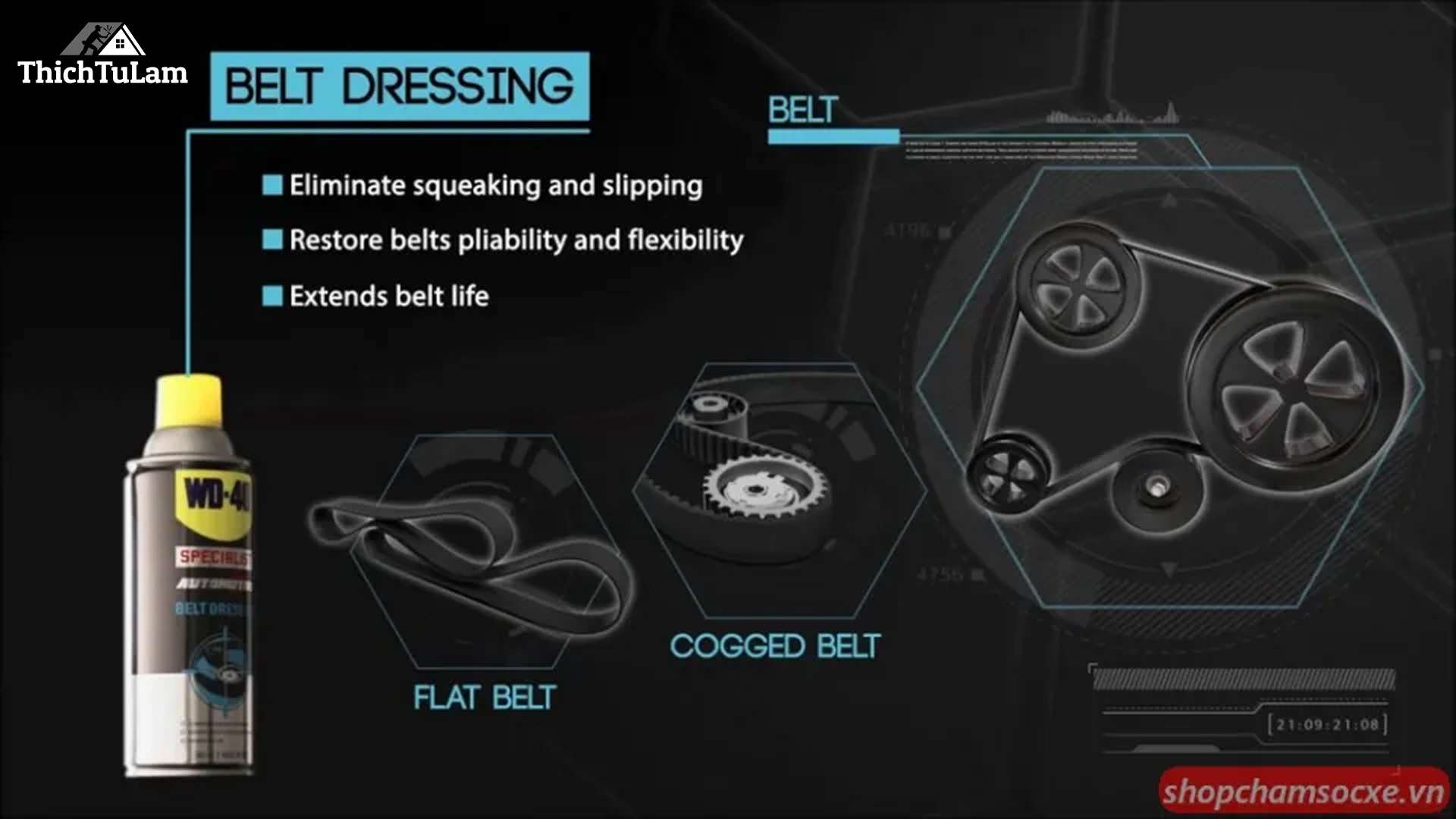 Dung dịch bảo dưỡng dây curoa ô tô WD-40® Specialist™ Automotive Belt Dressing