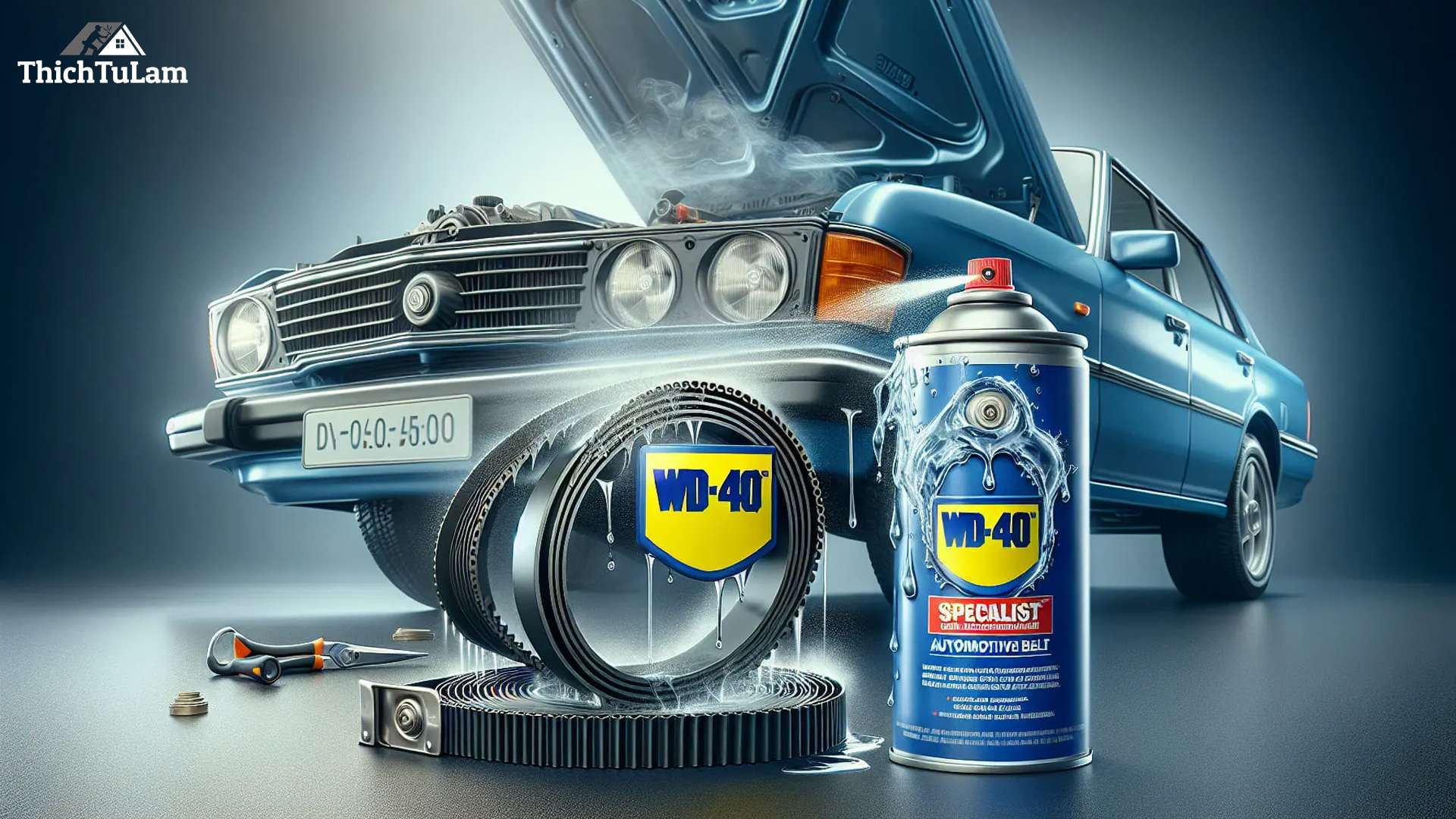 Dung dịch bảo dưỡng dây Cua-roa 360ml (Belt Dressing) WD-40 351013