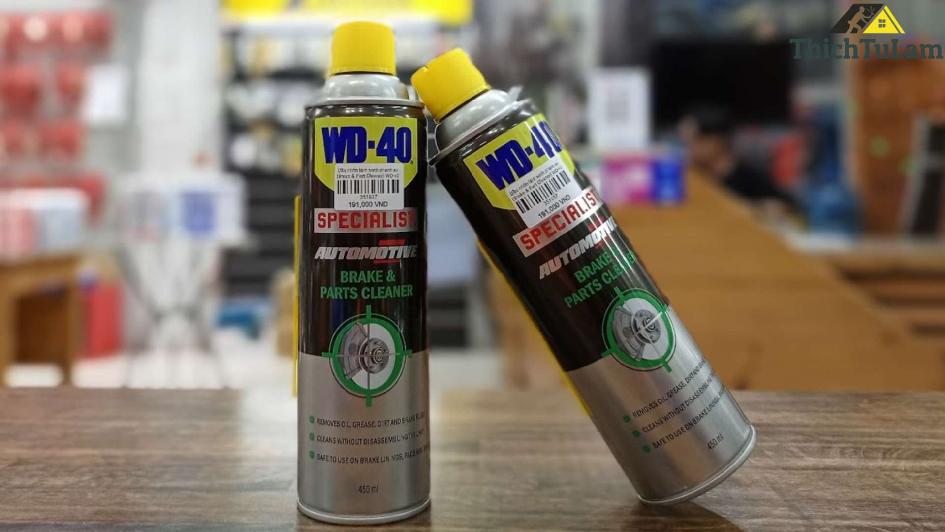 Dung dịch vệ sinh thắng đĩa xe 450ml (Brake & Part Cleaner) WD-40 351037