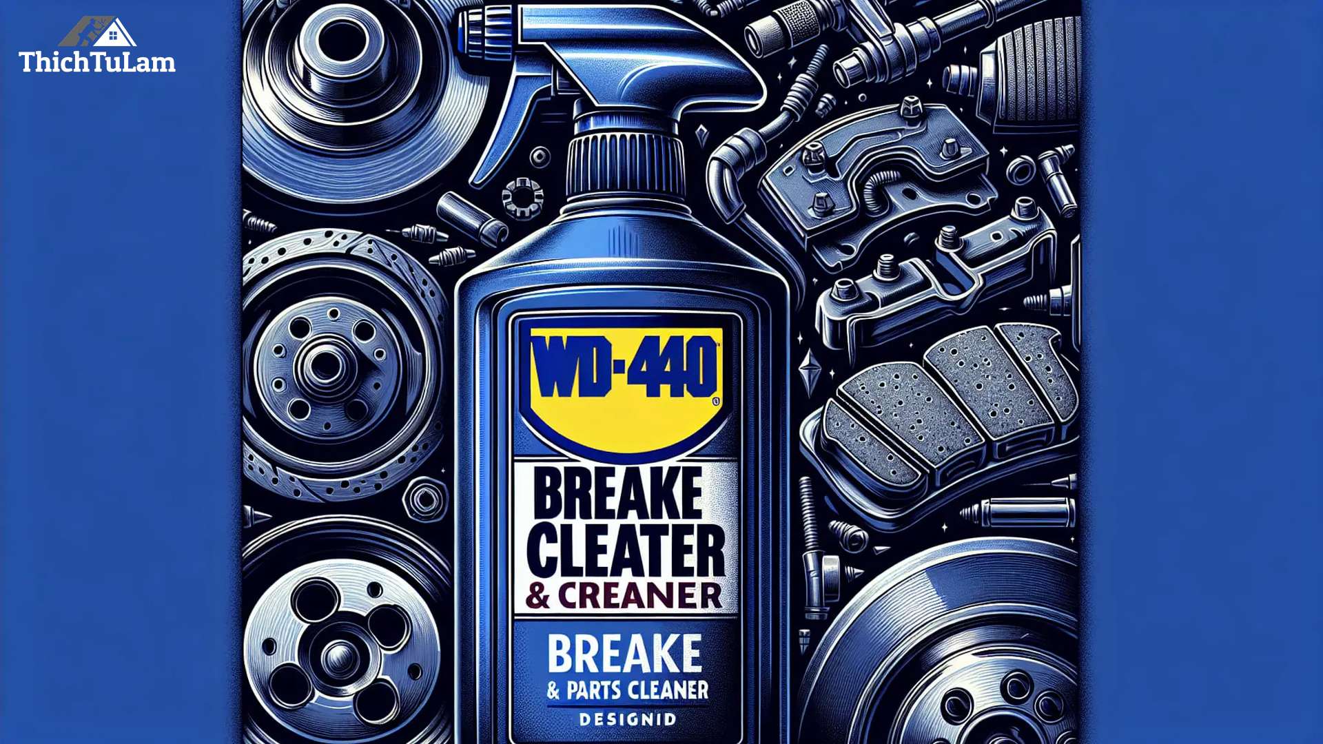 Dung dịch vệ sinh thắng đĩa xe 450ml (Brake & Part Cleaner) WD-40 351037