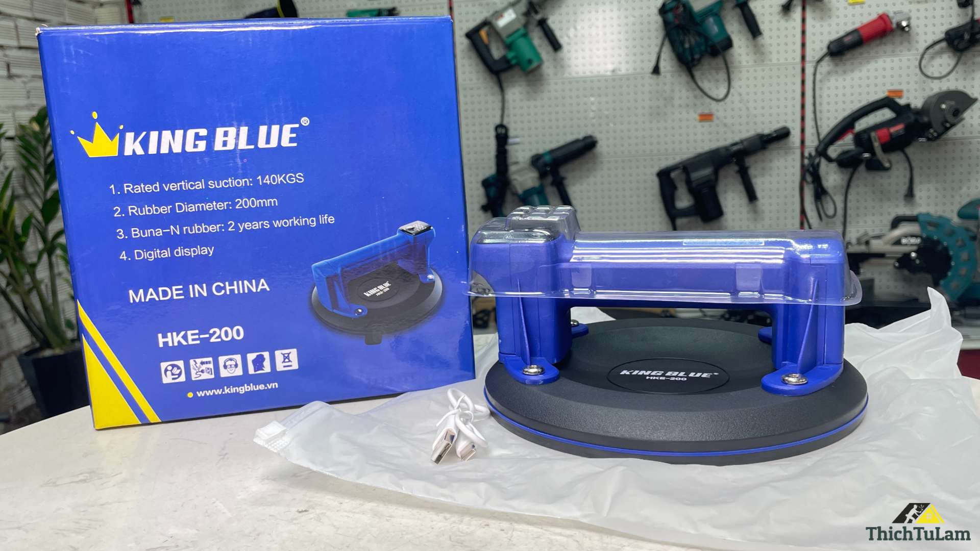 Hít kính điện tử Kingblue HKE-200