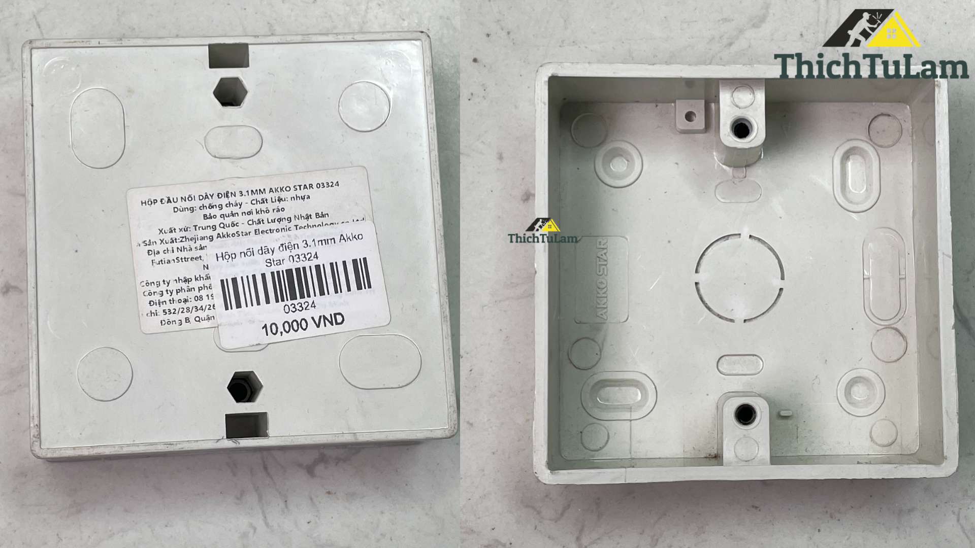 Hộp nối dây điện 3.1mm AKKO STAR 03324