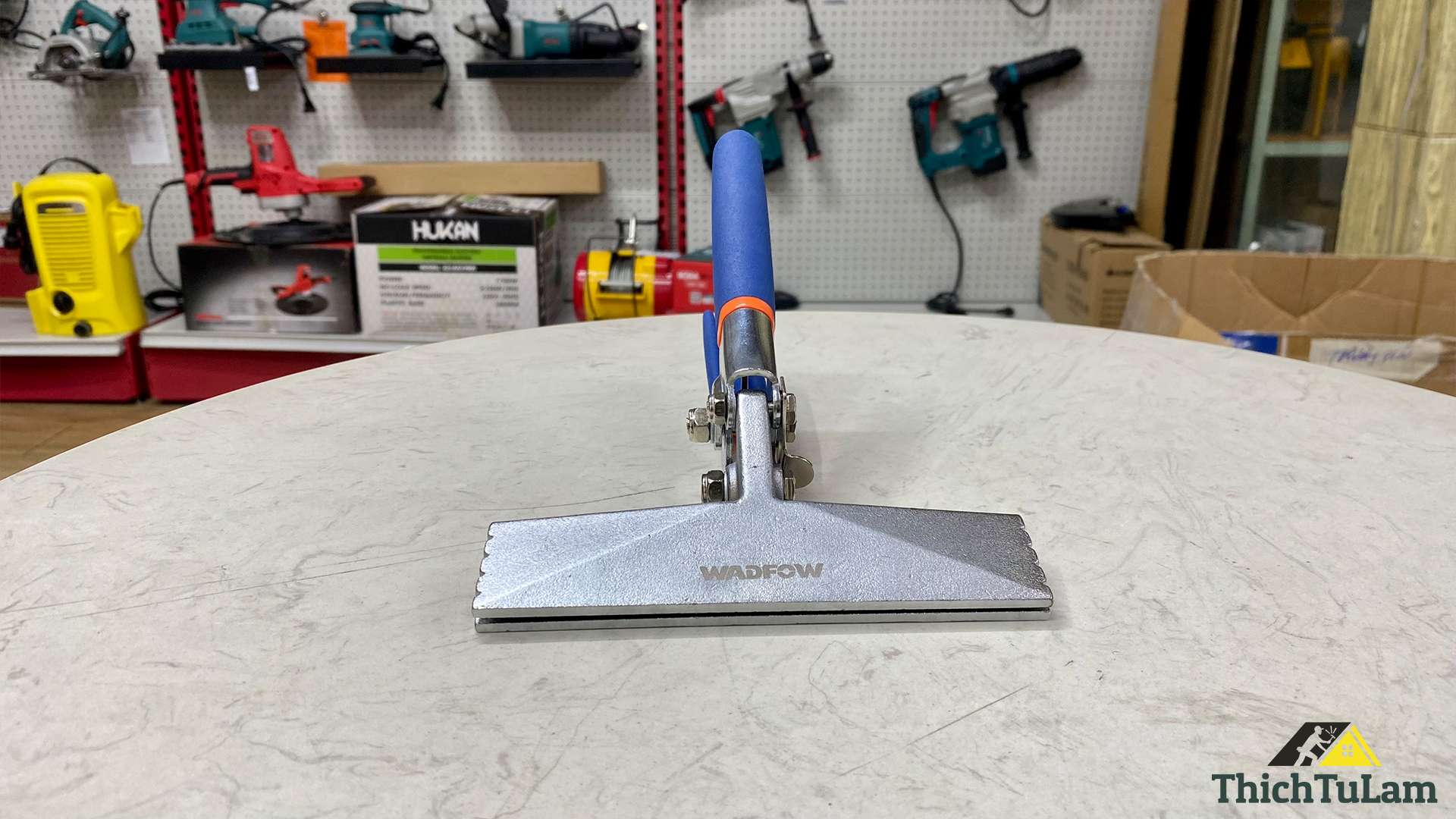 Kìm kẹp mỏ thẳng dẹp 6inch Wadfow WZB1501