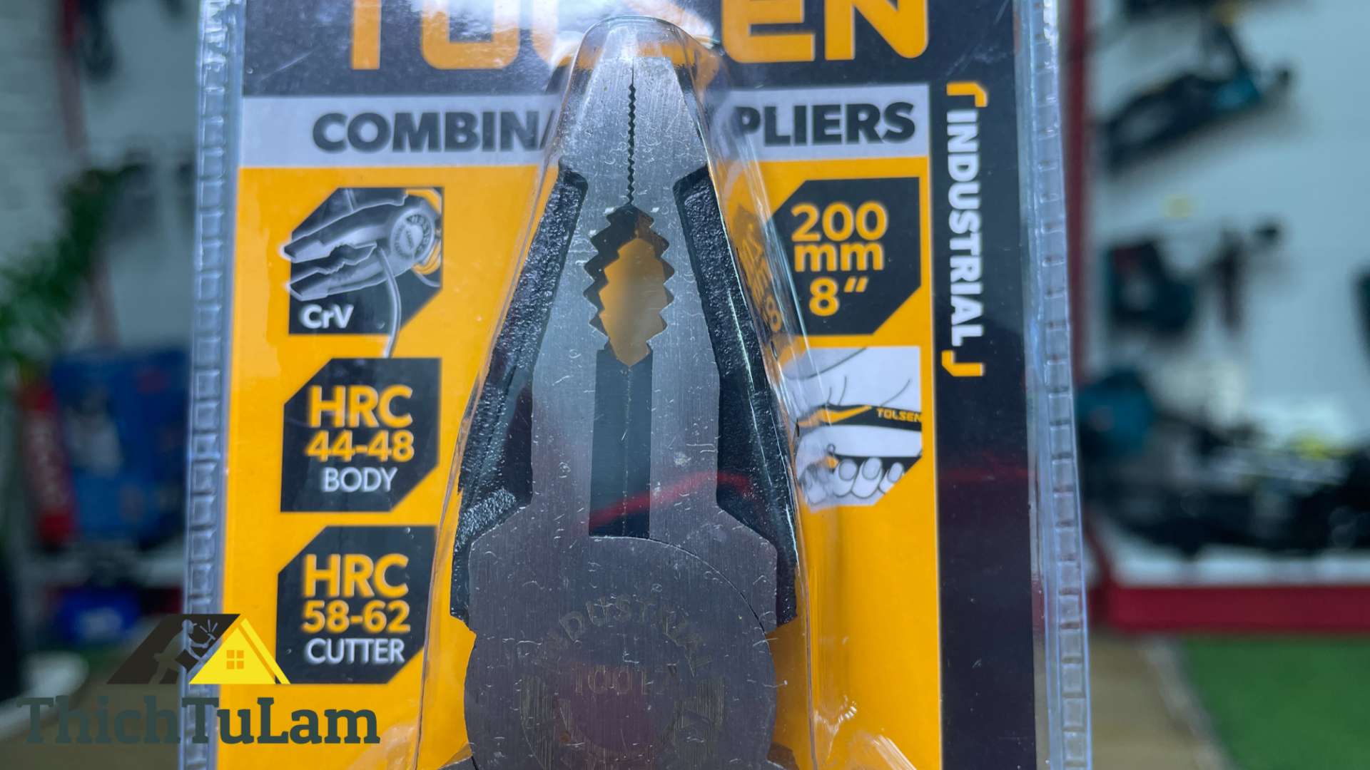 Kìm răng (công nghiệp) 8" Tolsen 10017