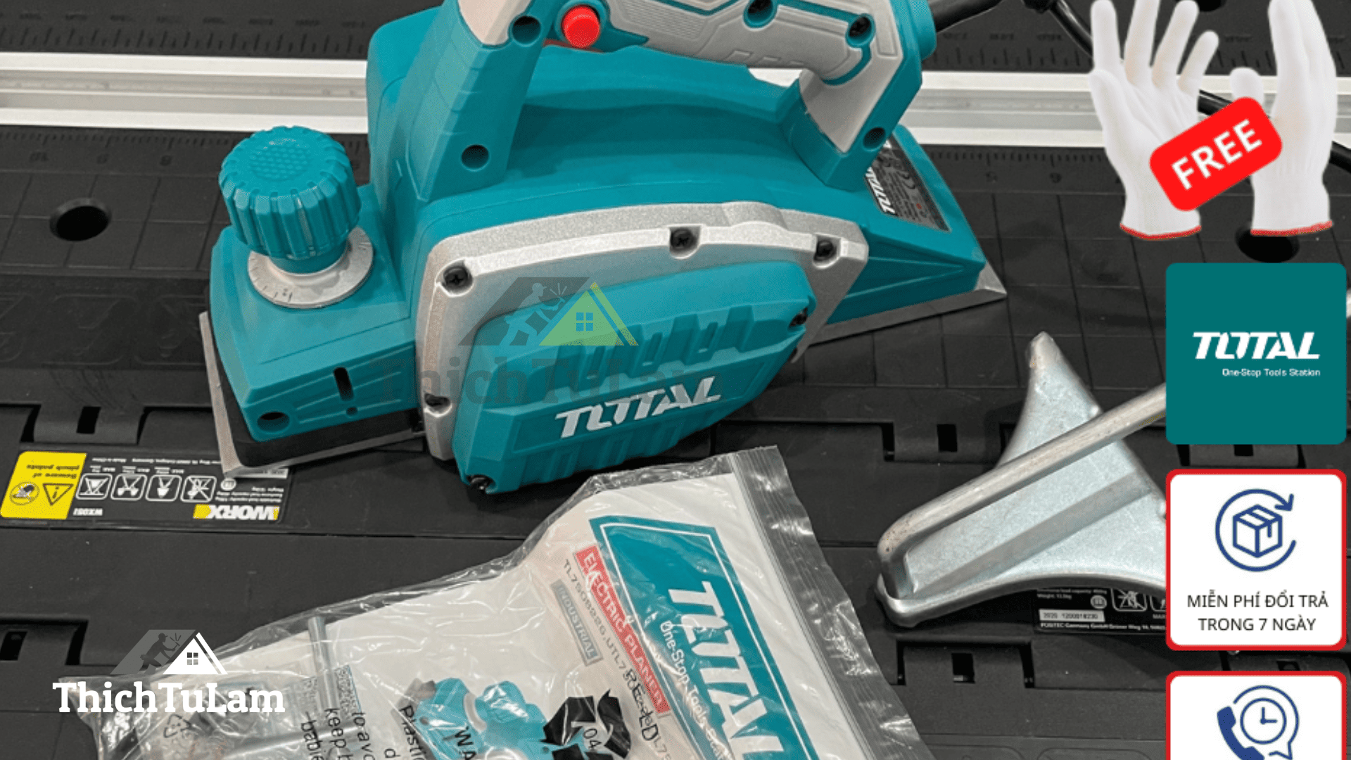 Máy Bào Gỗ Total