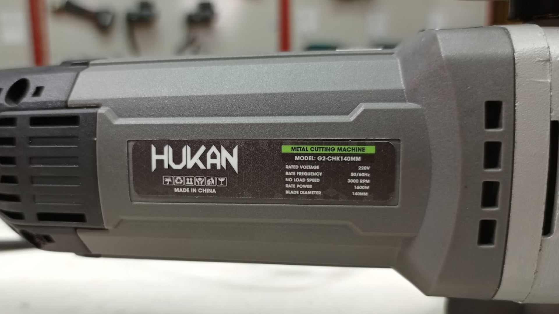 Máy cắt sắt hợp kim cầm tay 140mm 1600W Gen 2 Hukan G2-CHK140MM