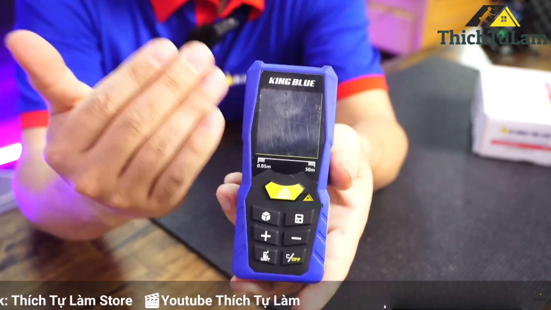 Máy đo khoảng cách Kingblue KNZ-50X ( tia đỏ)