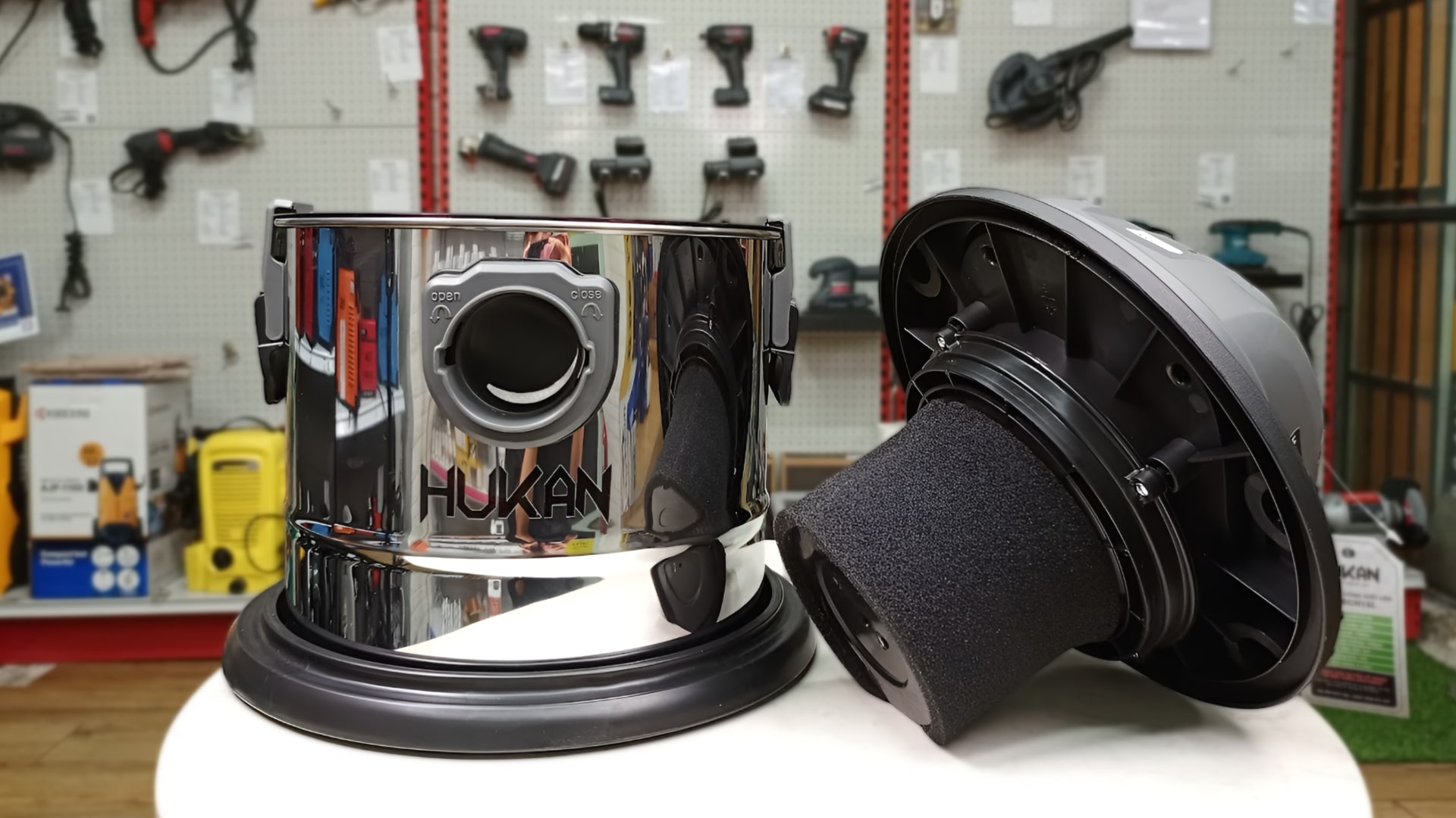 Máy hút bụi công nghiệp 15l Hukan HK-G2-HBCN15L