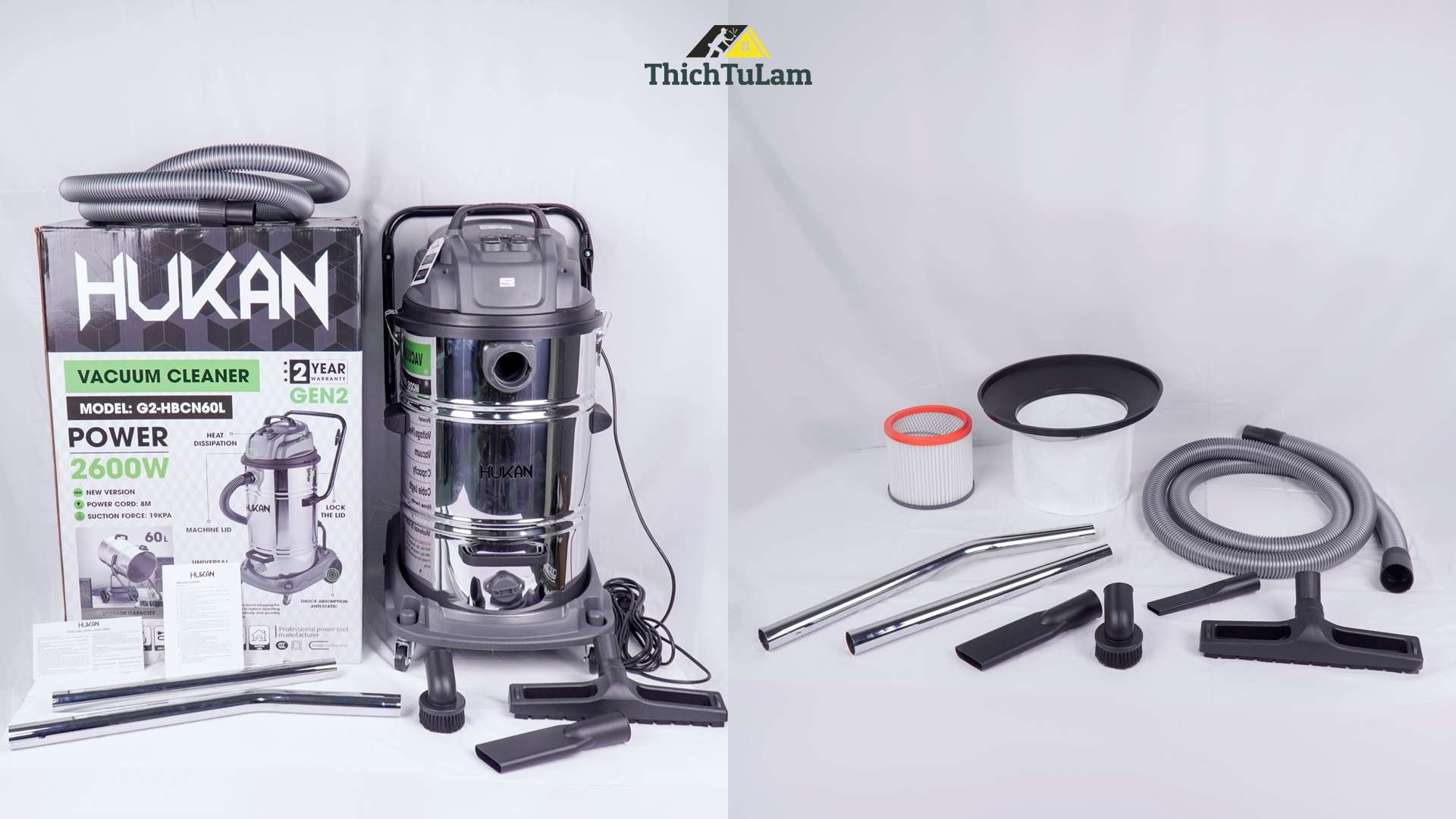Máy hút bụi Hukan HBCN60L