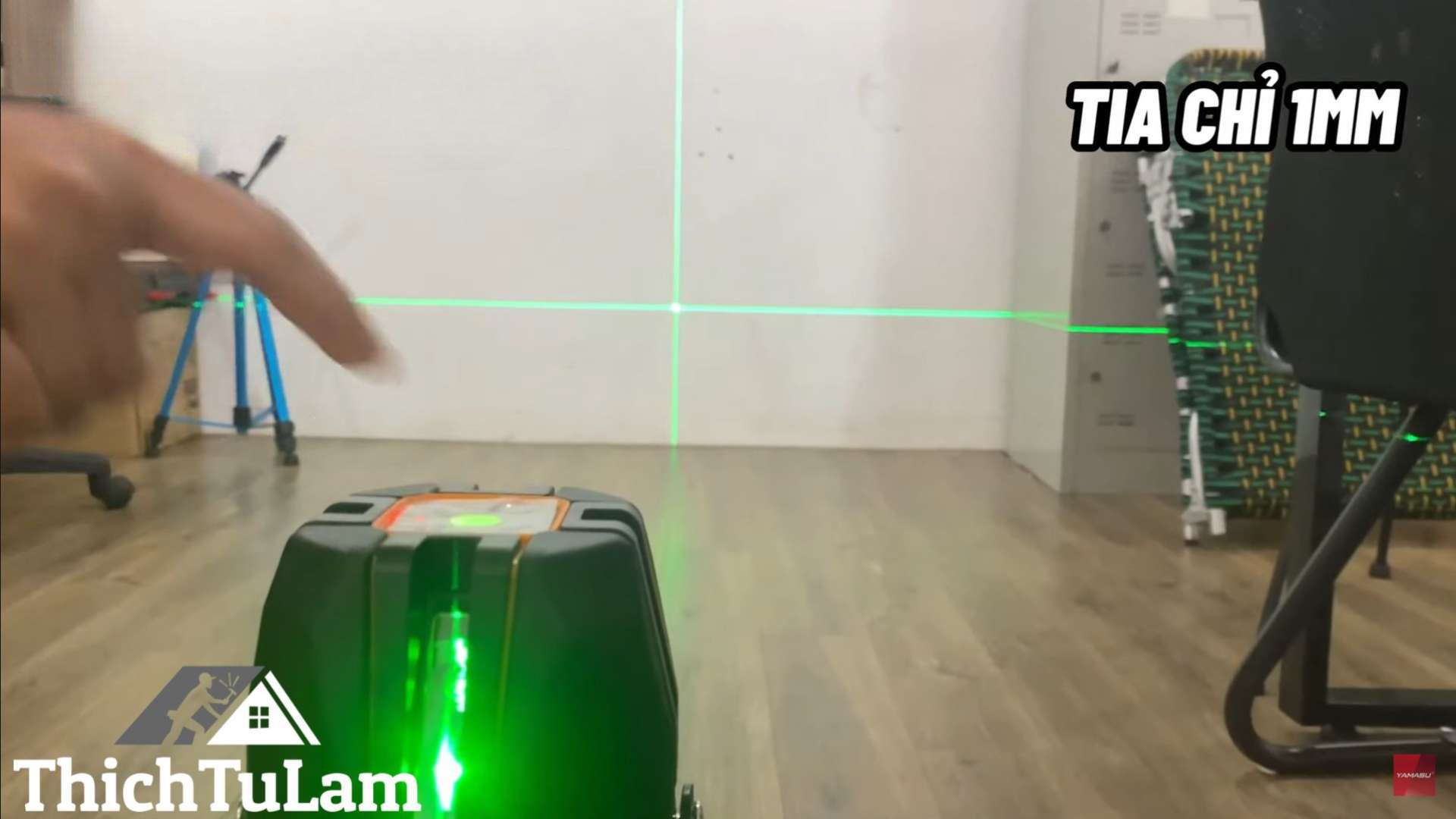 Máy cân mực laser 5 tia xanh Laisai LSG6860D