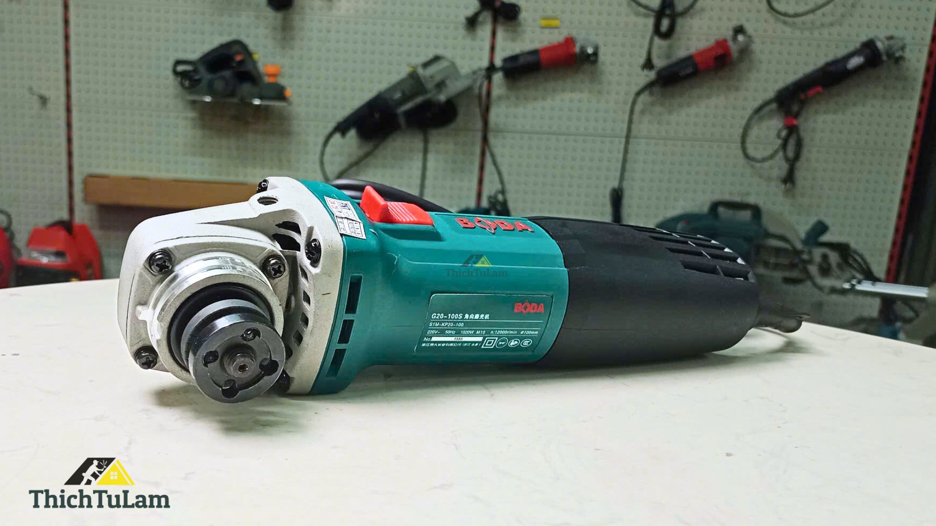 Máy mài góc điện 1020w đĩa 100mm BODA G20-100S