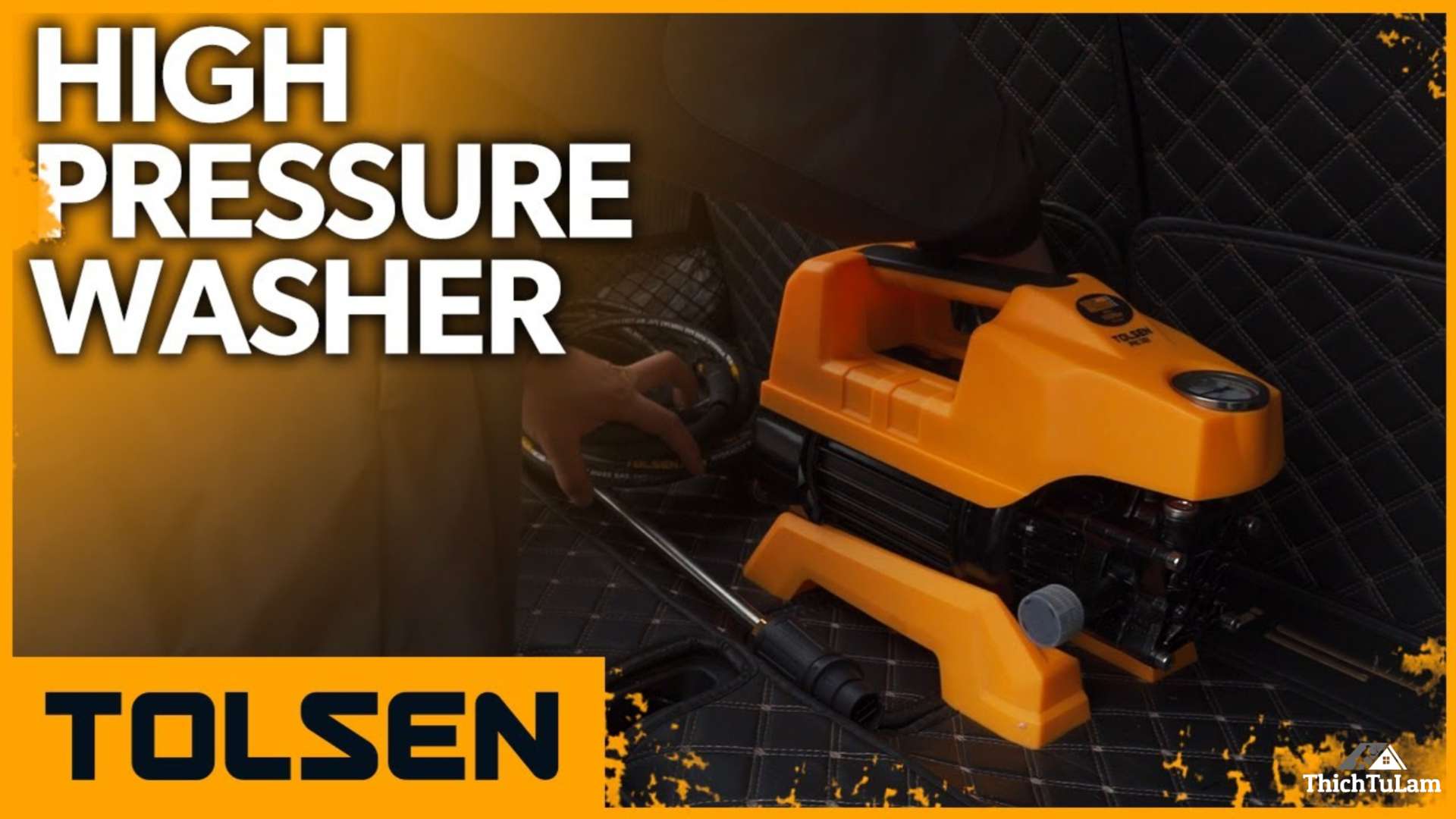 Máy phun xịt rửa áp lực cao Tolsen 79574