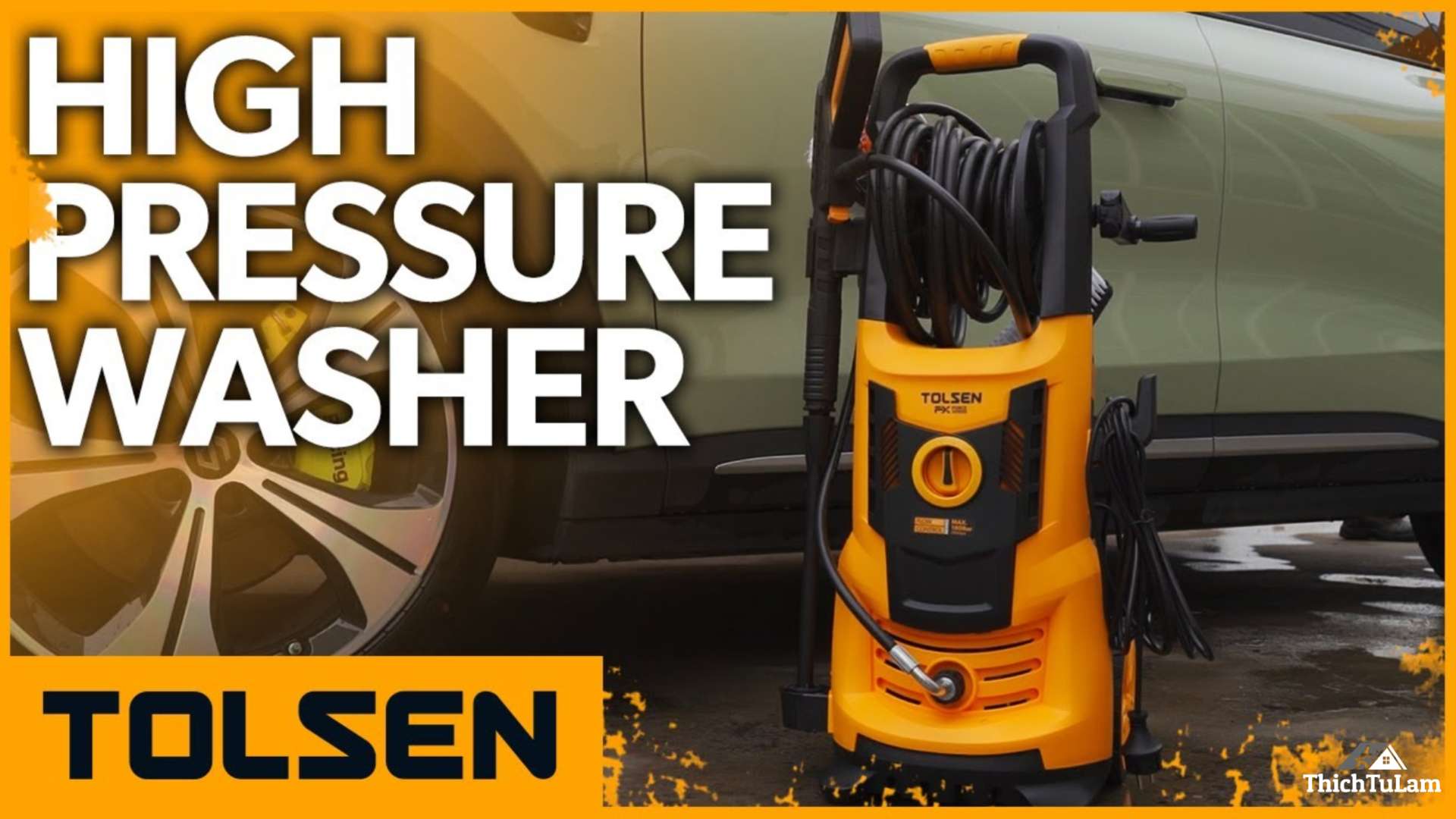 Máy phun xịt rửa áp lực cao Tolsen 79590