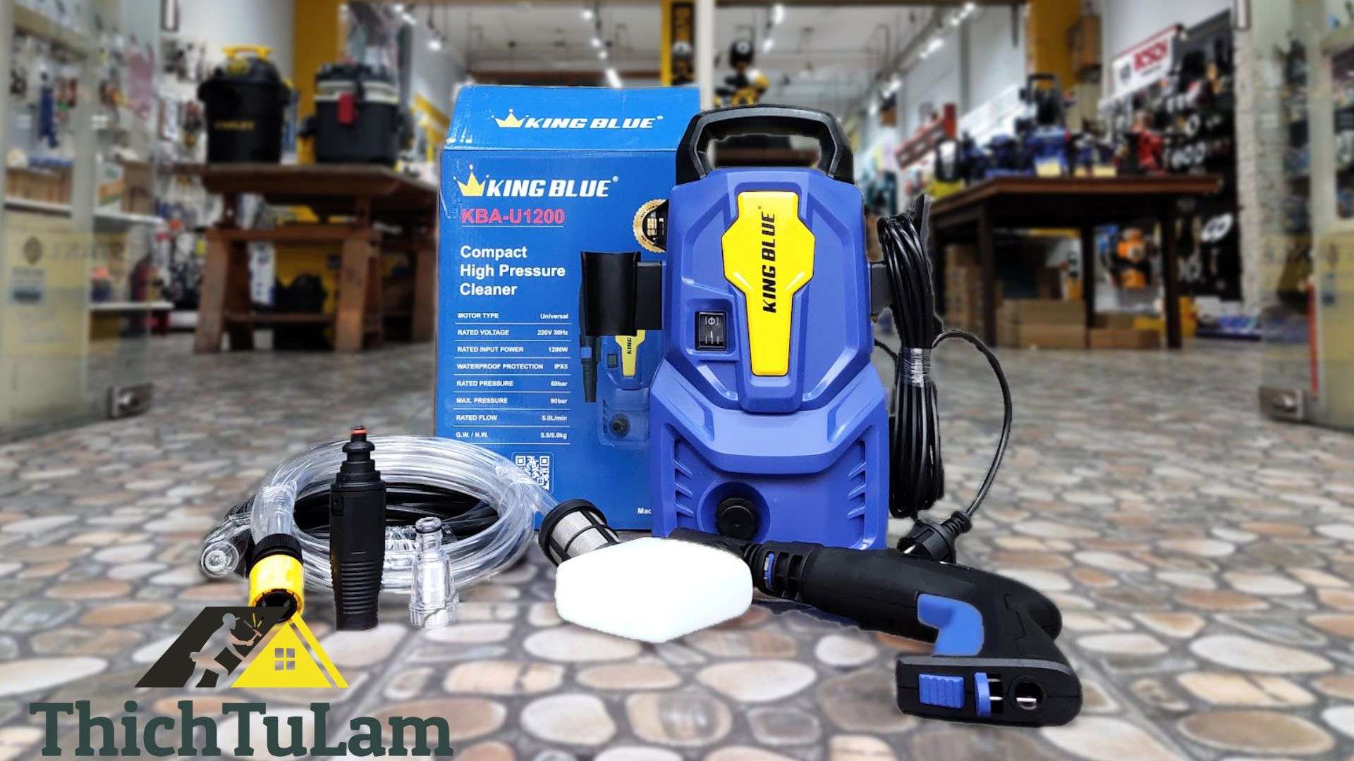 Máy rửa xe Kingblue KBA-U1200 