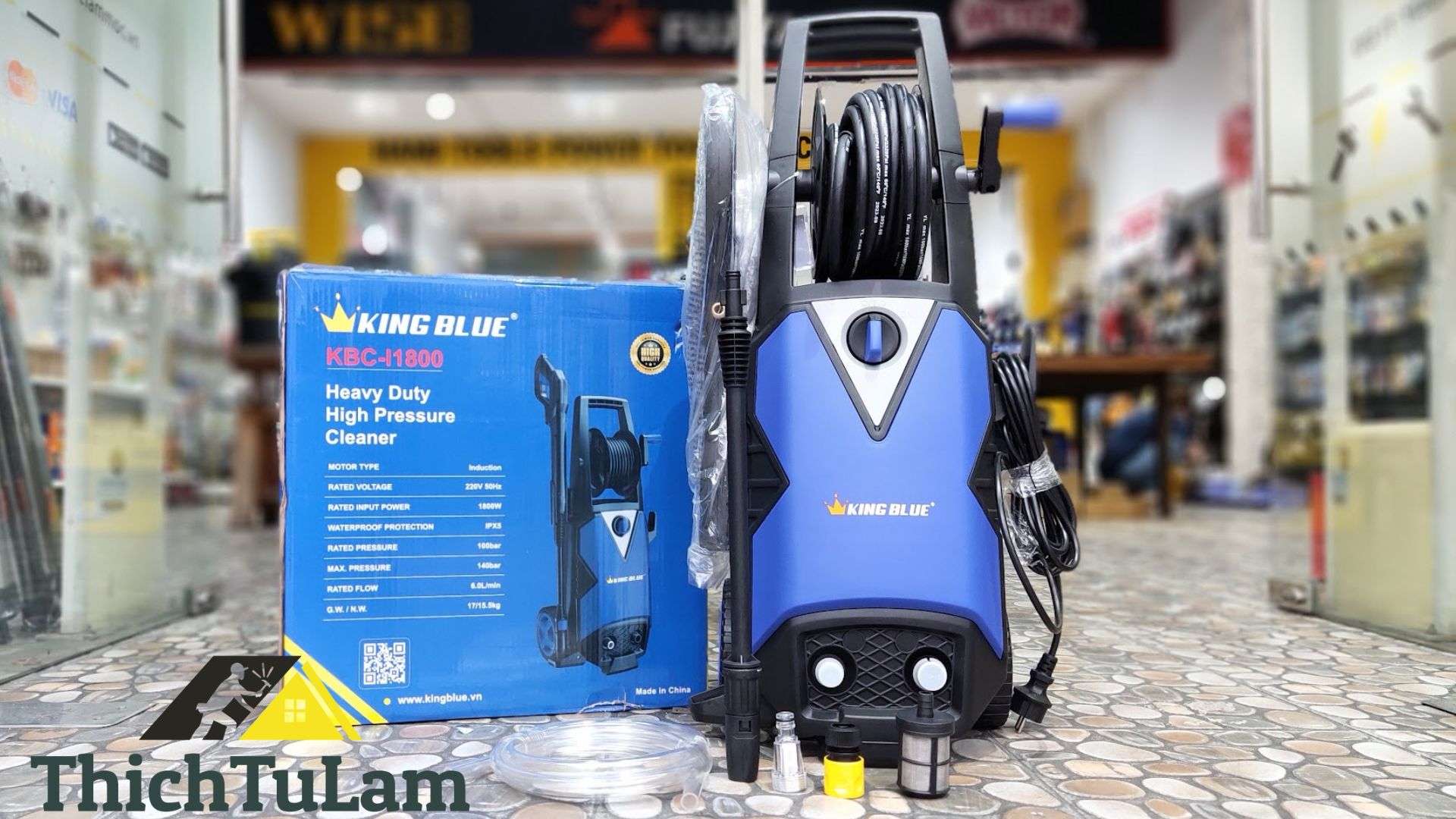 Máy Rửa Xe Kingblue KBC-I1800