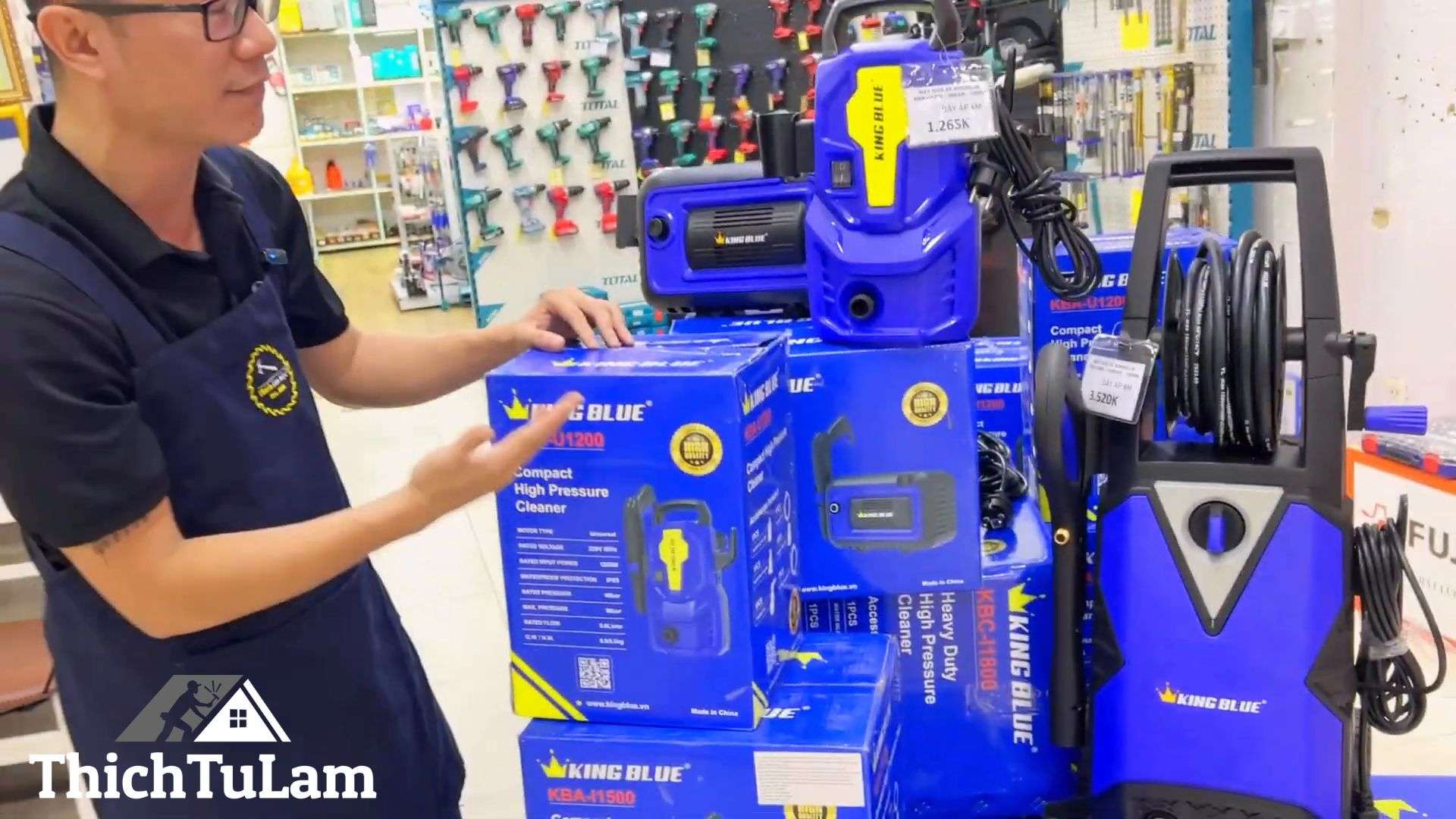 Các dòng Máy rửa xe KingBlue