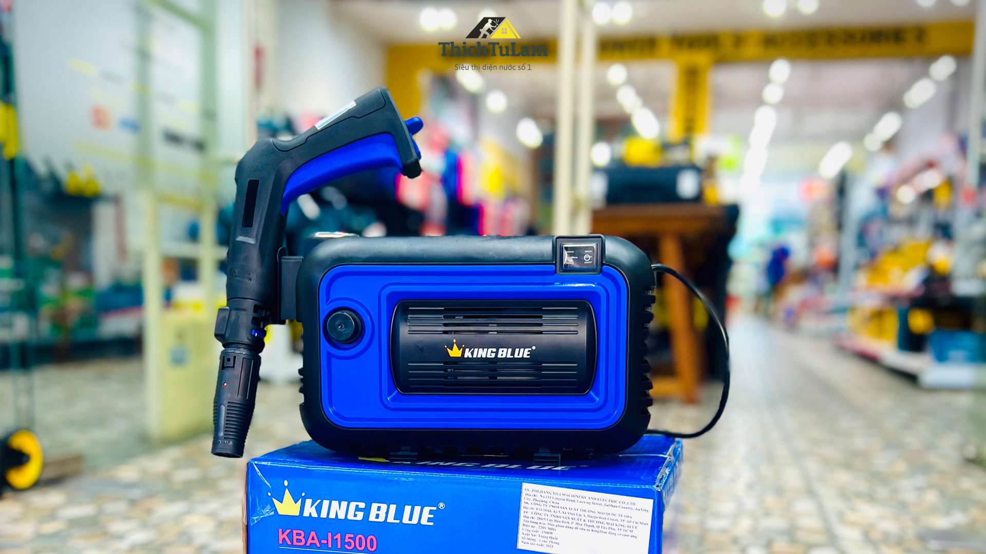 máy rửa xe Kingblue KBA-I1500