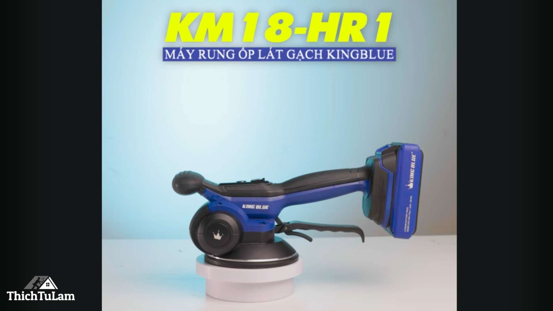 Máy rung hít gạch ốp lát Kingblue KM18-HR1 